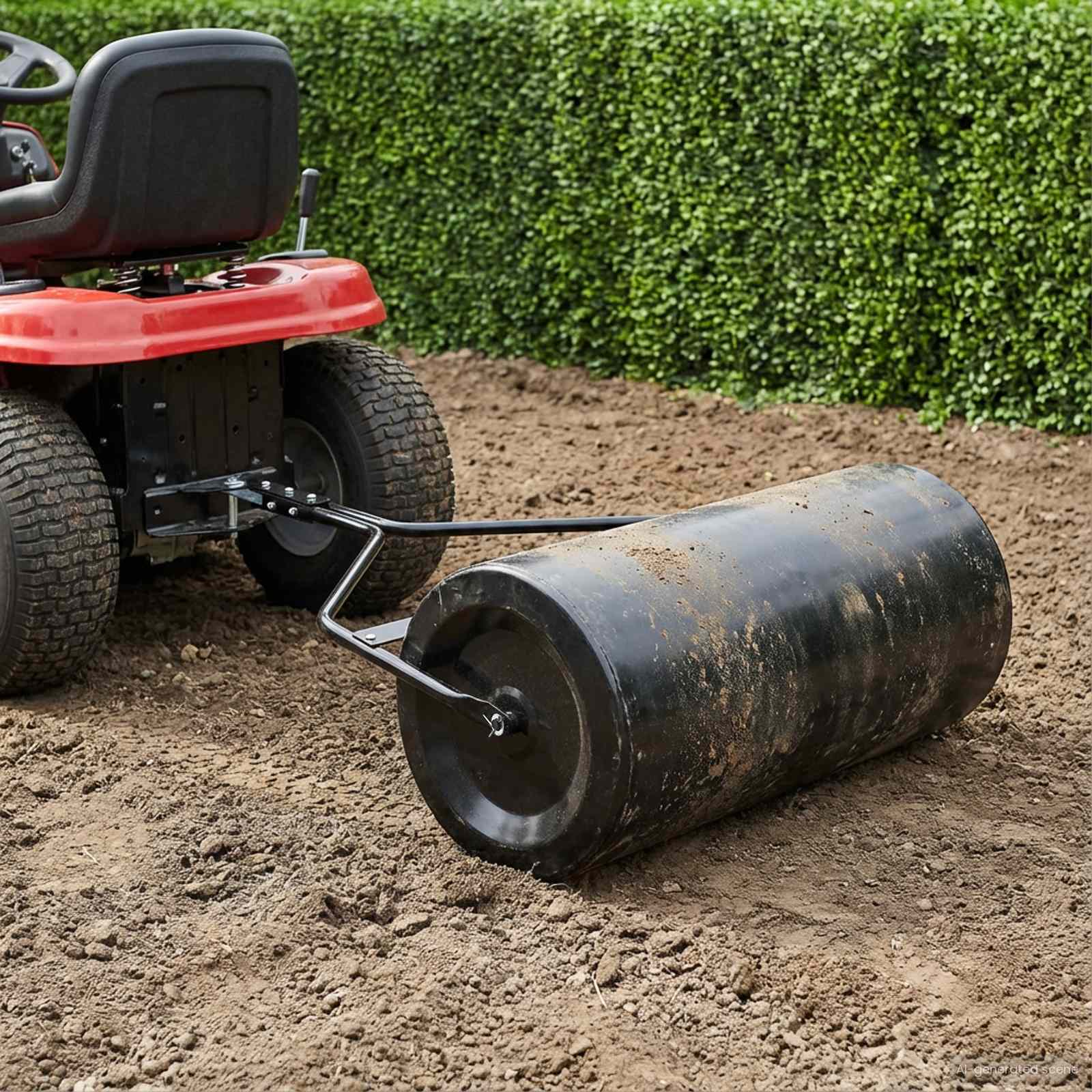 Garten-Rasenwalze 120 x 99 cm 110 L Eisen