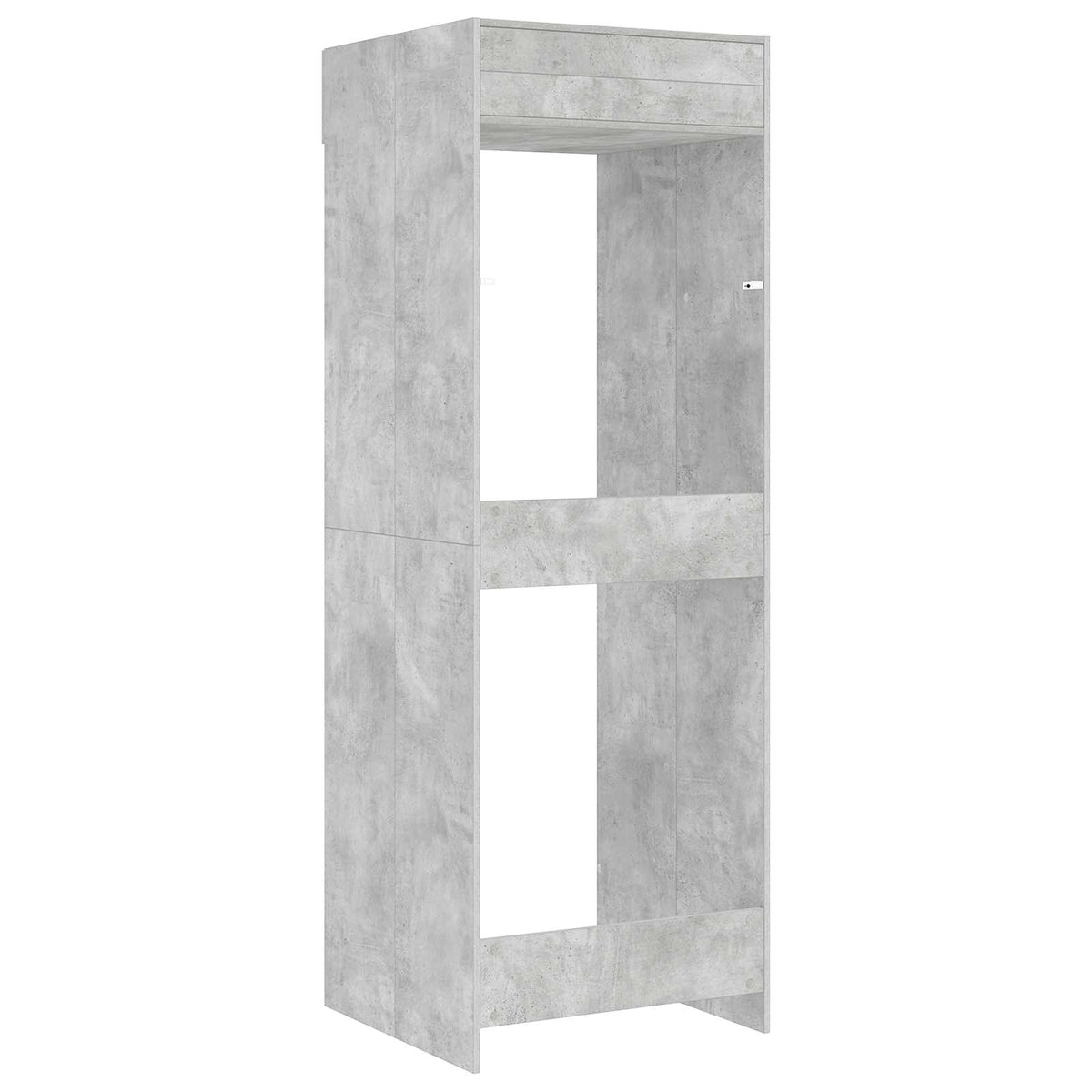 Waschmaschinen-Schrank Betongrau 67,5 x 68 x 200 cm