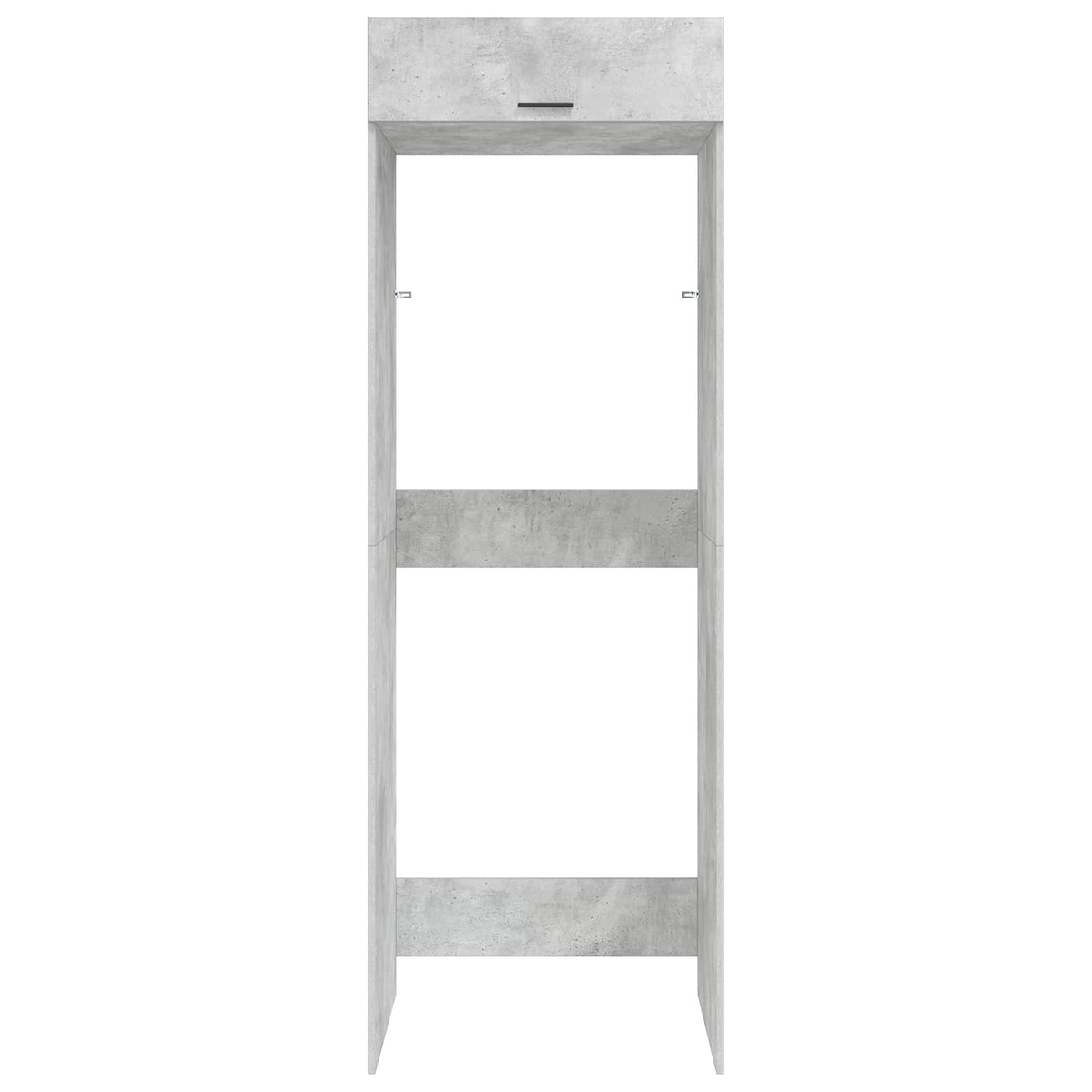 Waschmaschinen-Schrank Betongrau 67,5 x 68 x 200 cm