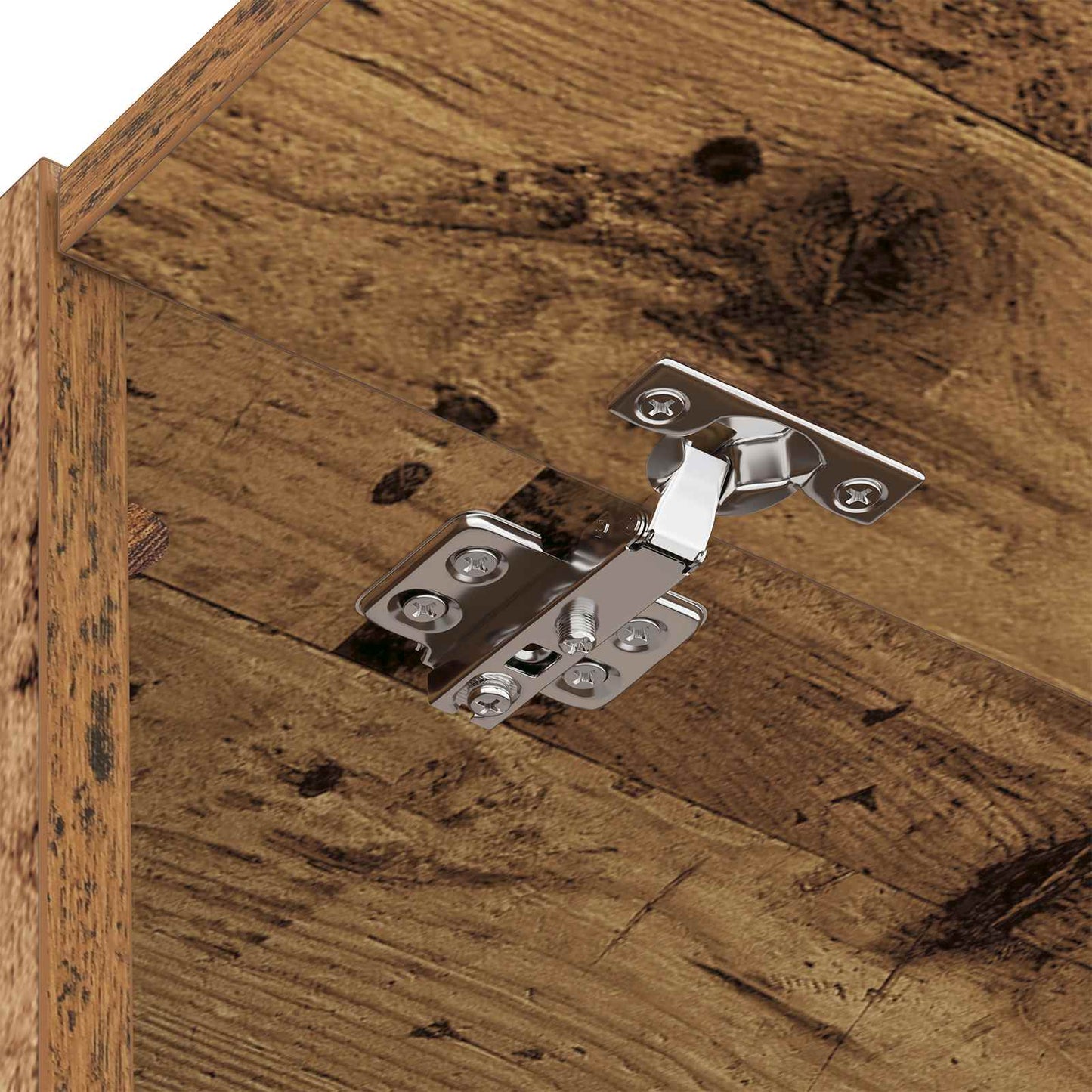 Waschmaschinen-Schrank Altholz 67,5 x 68 x 200 cm Holzwerkstoff