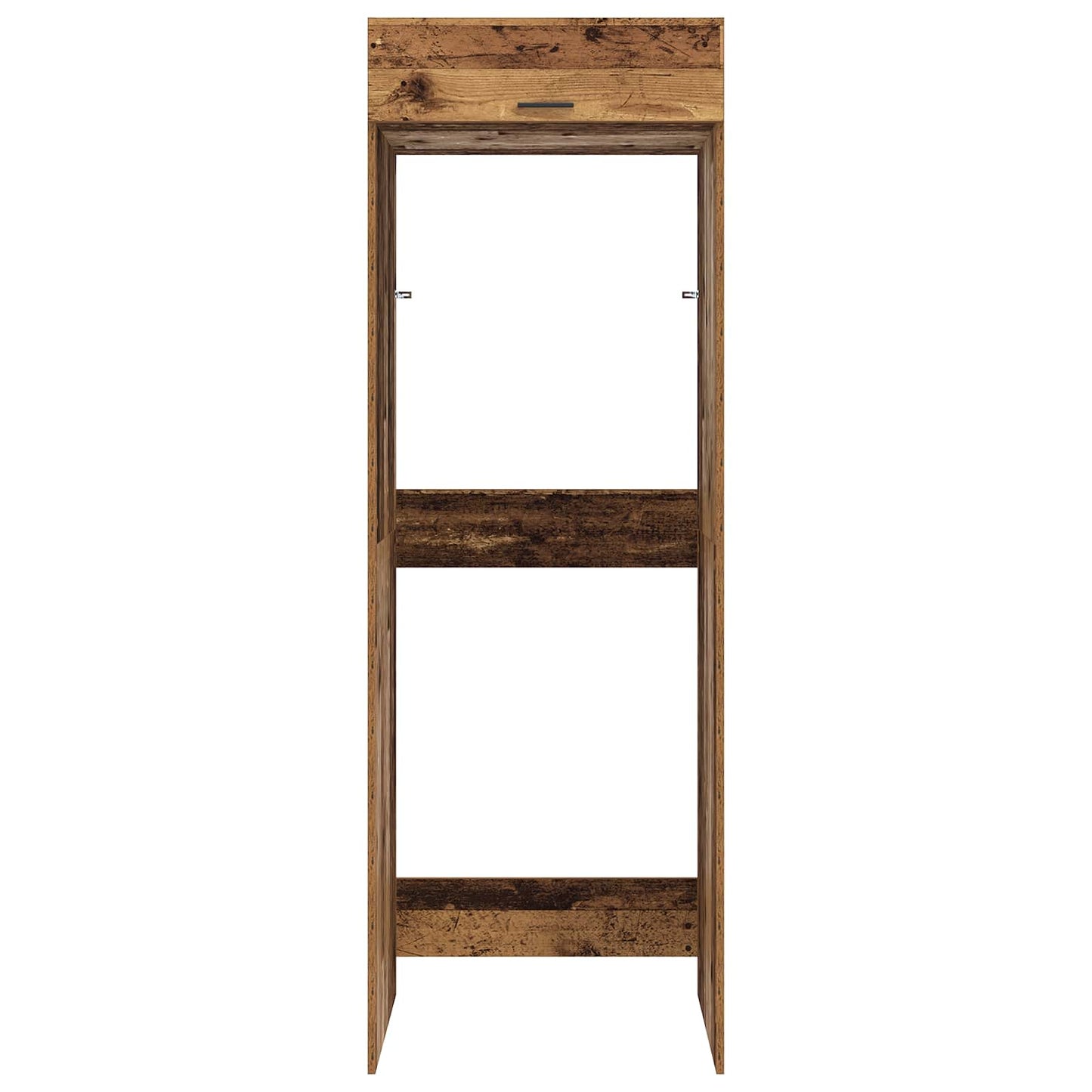 Waschmaschinen-Schrank Altholz 67,5 x 68 x 200 cm Holzwerkstoff