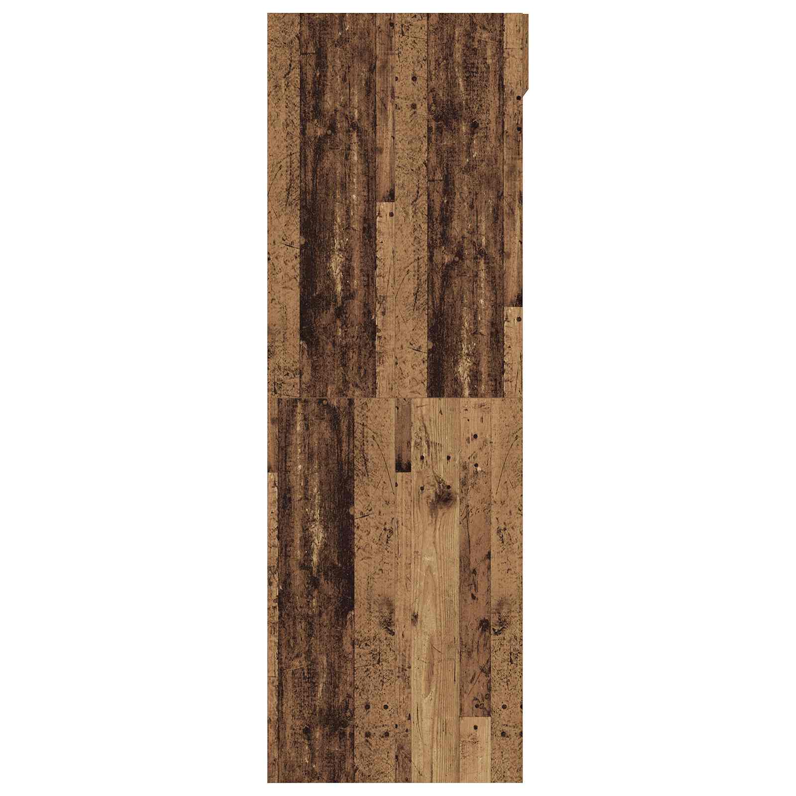 Waschmaschinen-Schrank Altholz 67,5 x 68 x 200 cm Holzwerkstoff