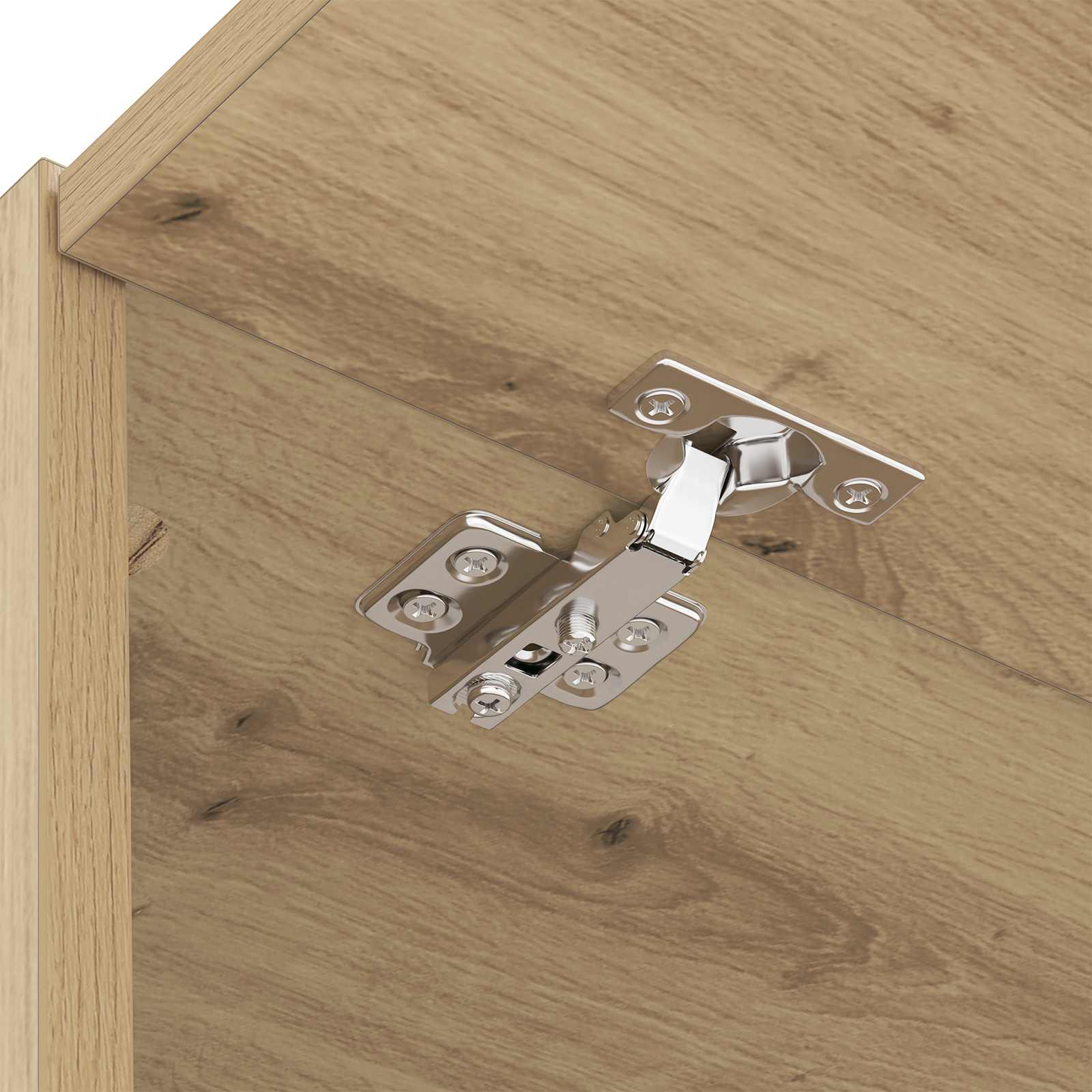Waschmaschinen-Schrank mit Tür Artisan-Eiche 67,5 x 68 x 200 cm