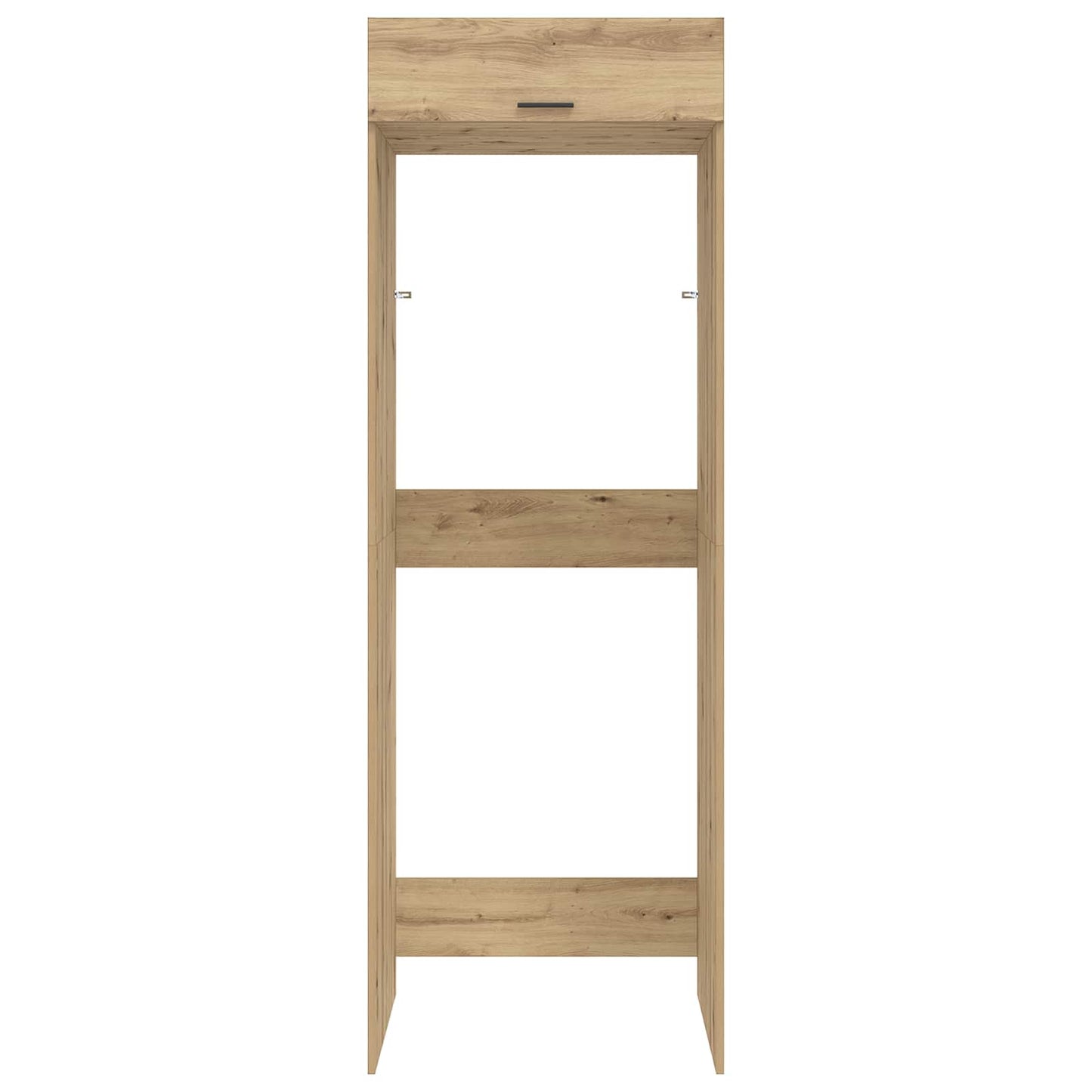 Waschmaschinen-Schrank mit Tür Artisan-Eiche 67,5 x 68 x 200 cm