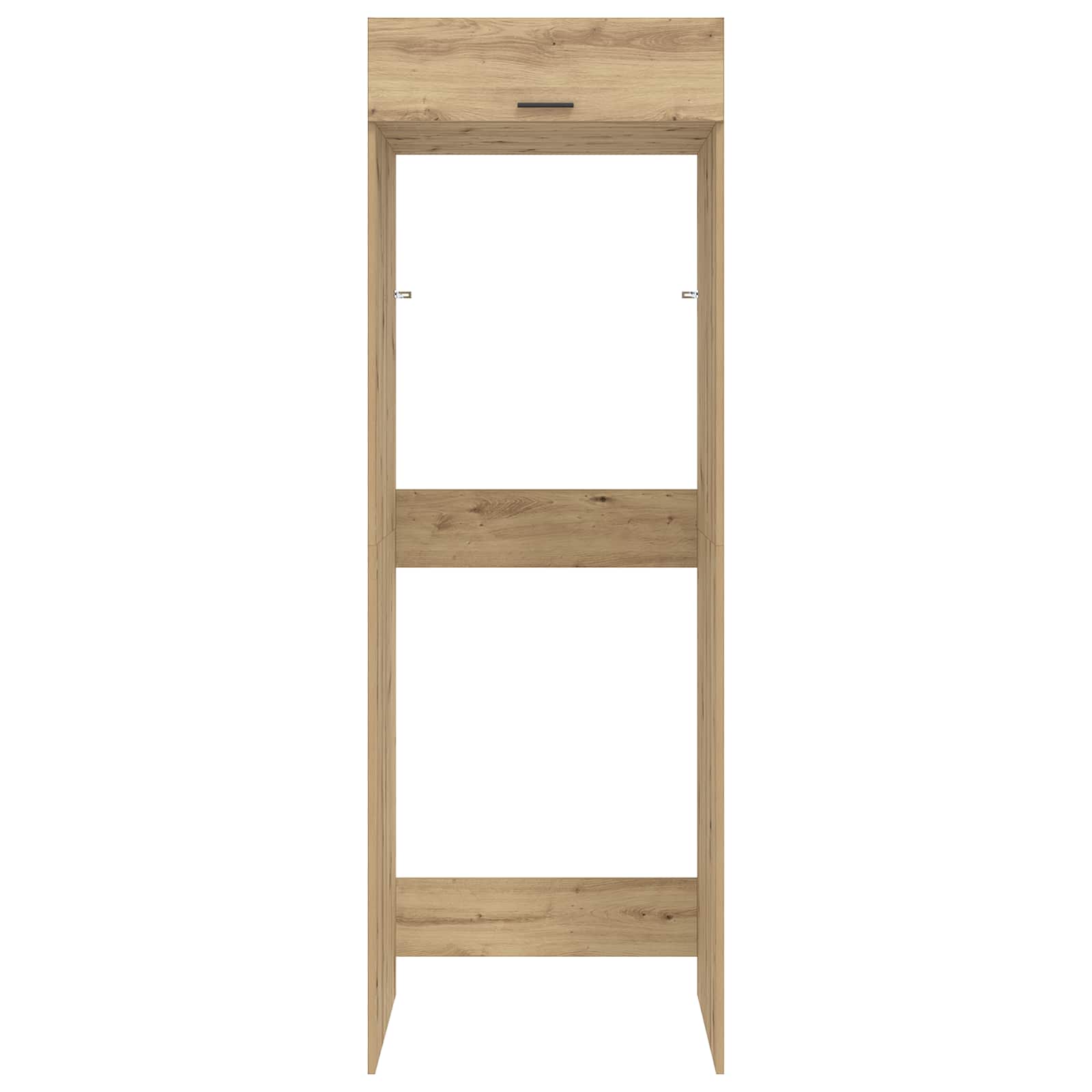 Waschmaschinen-Schrank mit Tür Artisan-Eiche 67,5 x 68 x 200 cm