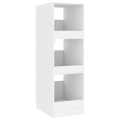 Wäscheschrank mit Speicher Weiß 50 x 68 x 162 cm Holzwerkstoff