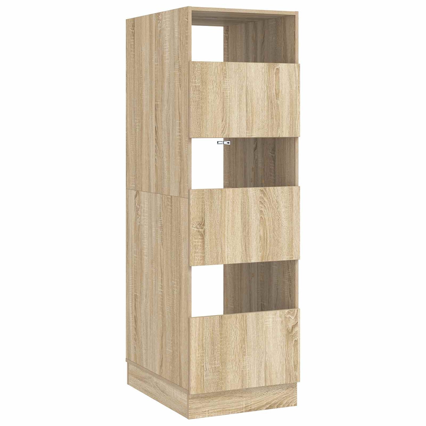 Wäscheschrank mit Tür Sonoma 50 x 68 x 162 cm Holzwerkstoff