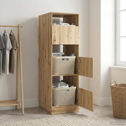 Wäscheschrank Artisan-Eiche 50 x 68 x 162 cm Holzwerkstoff