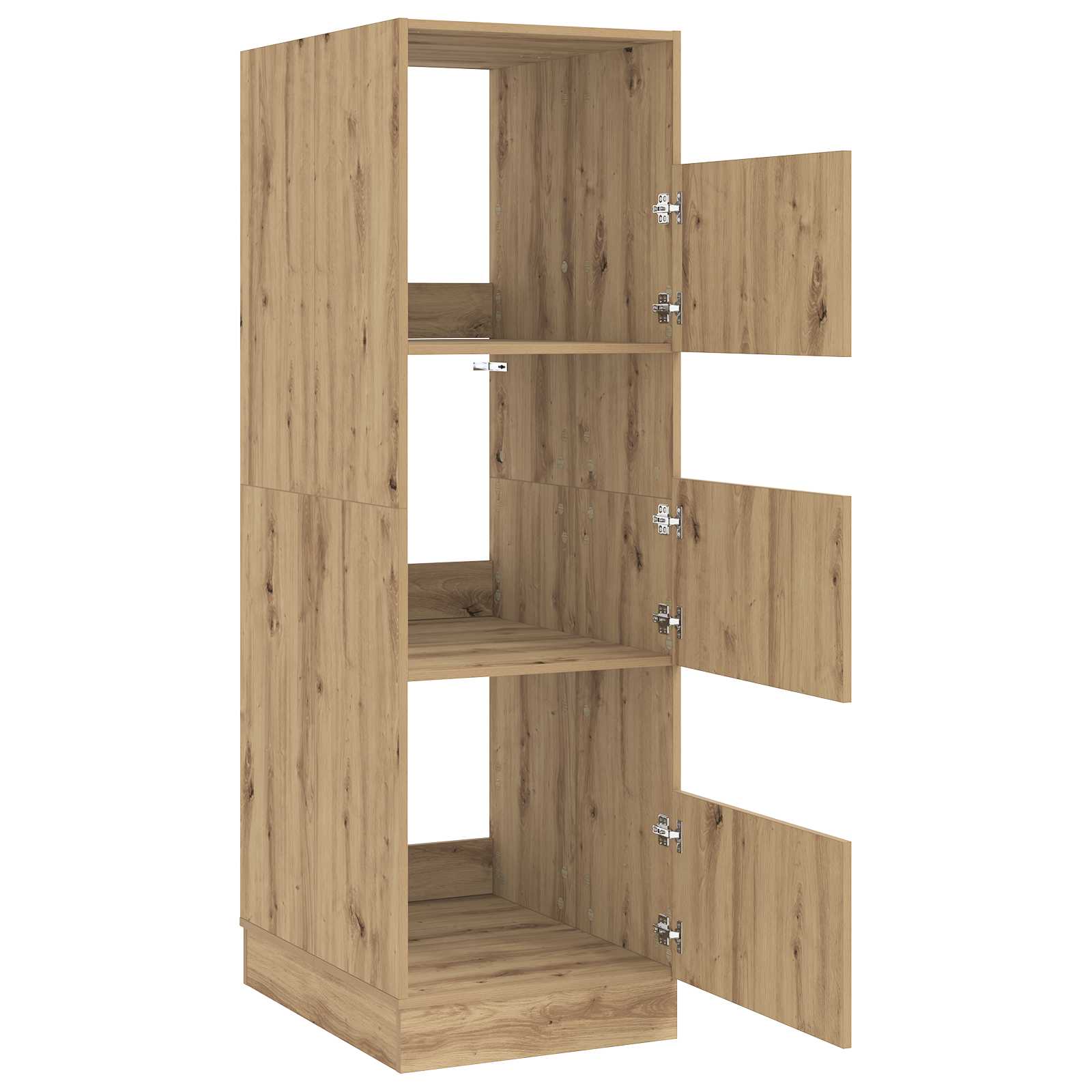 Wäscheschrank Artisan-Eiche 50 x 68 x 162 cm Holzwerkstoff