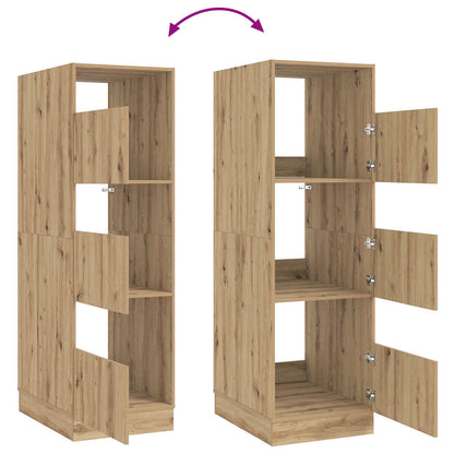 Wäscheschrank Artisan-Eiche 50 x 68 x 162 cm Holzwerkstoff
