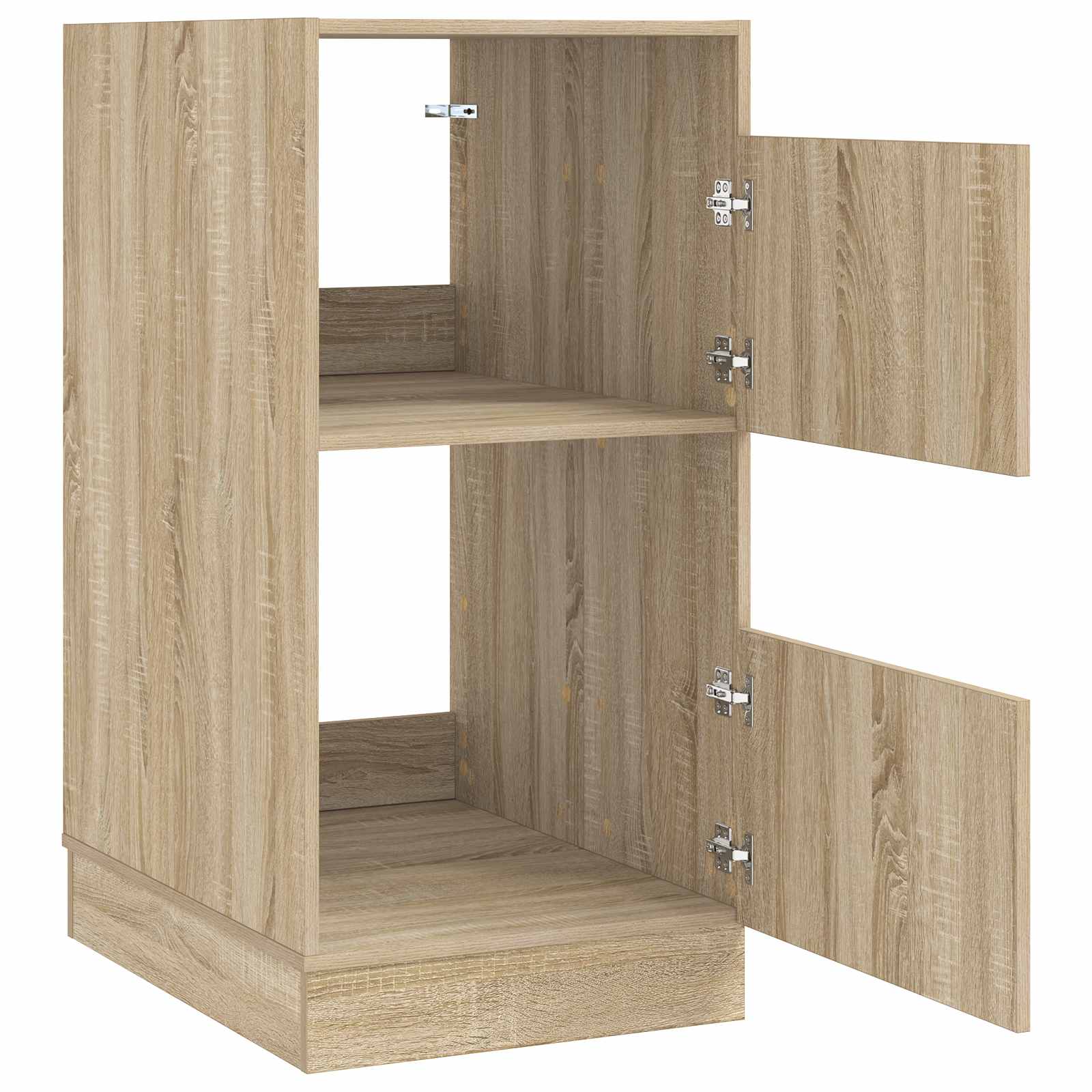 Wäscheschrank mit Tür Sonoma 50 x 68 x 102 cm Holzwerkstoff
