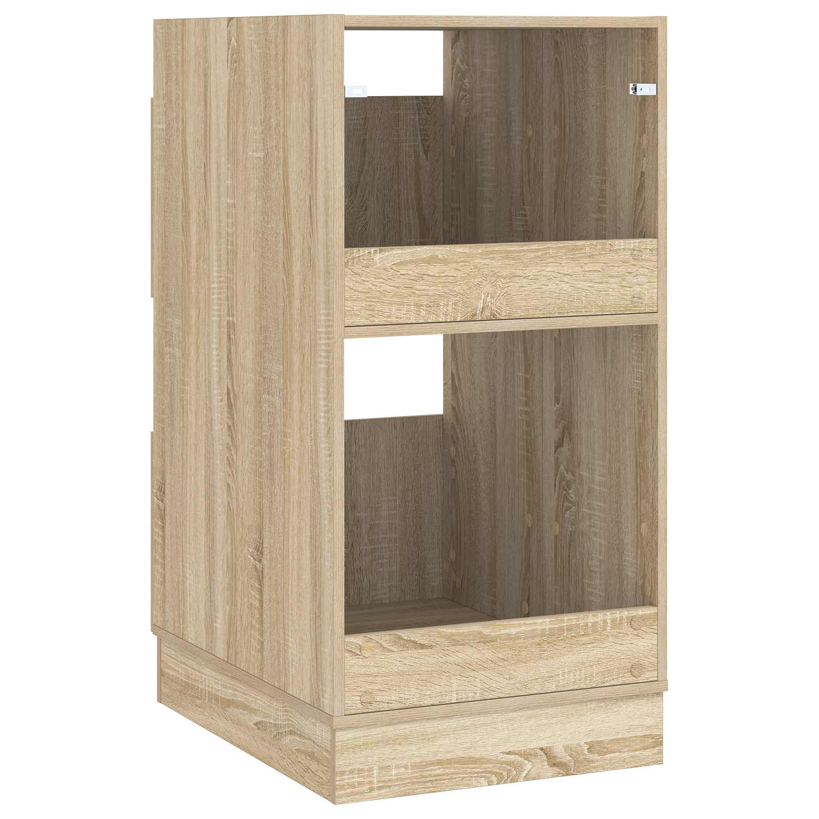 Wäscheschrank mit Tür Sonoma 50 x 68 x 102 cm Holzwerkstoff