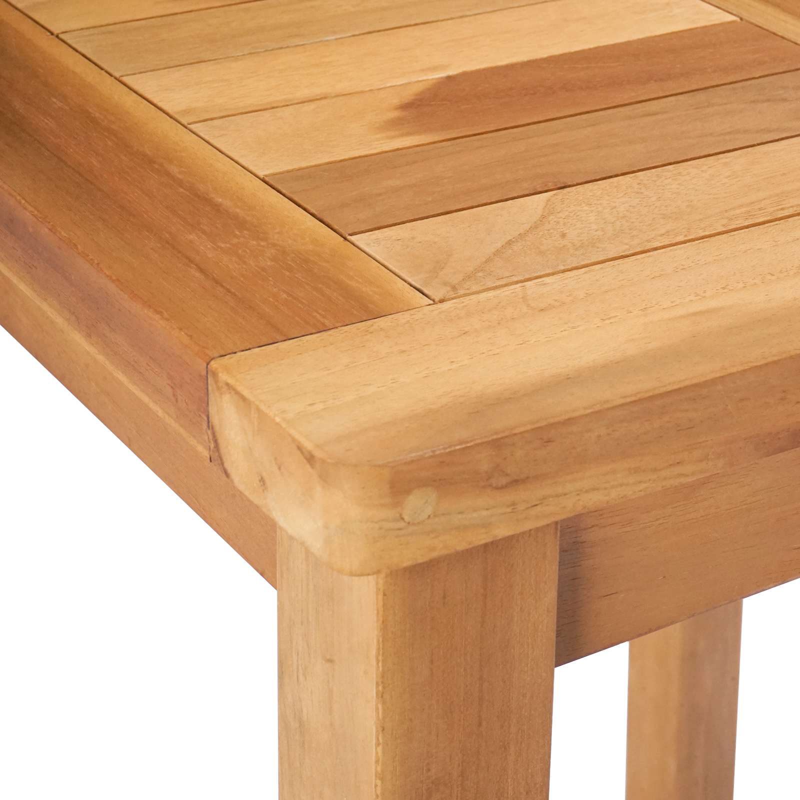 Bartisch Natur 60 x 60 x 105 cm Massiv-Teak