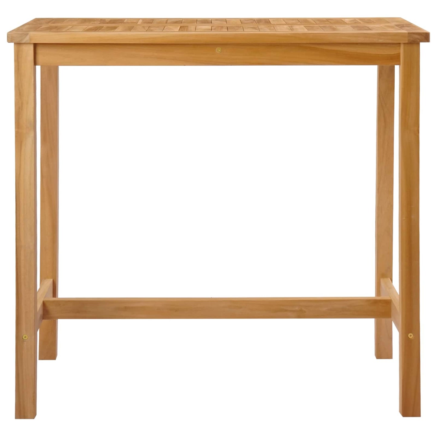 Bartisch Natur 110 x 60 x 105 cm Massiv-Teak