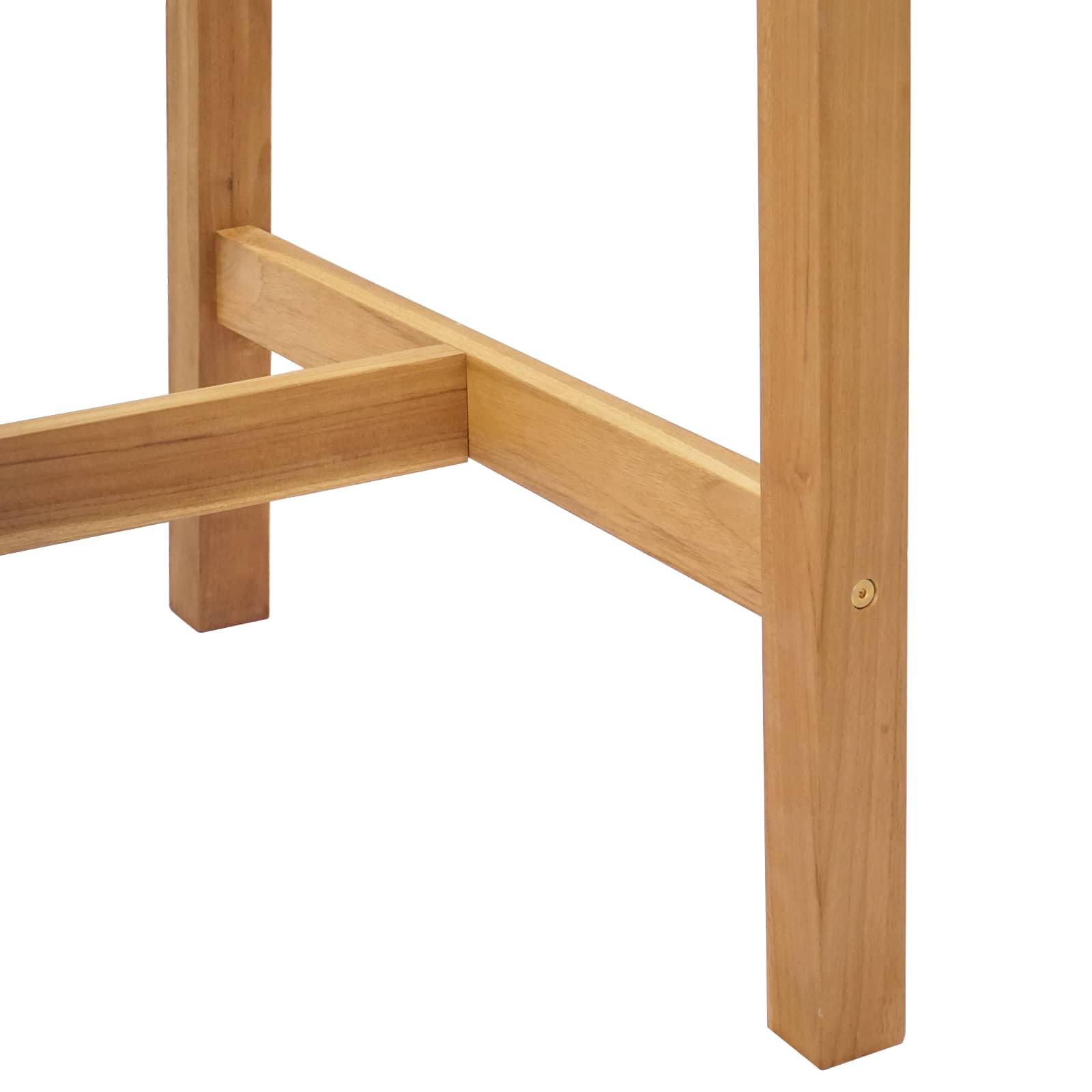 Bartisch Natur 150 x 75 x 105 cm Massivholz Teak