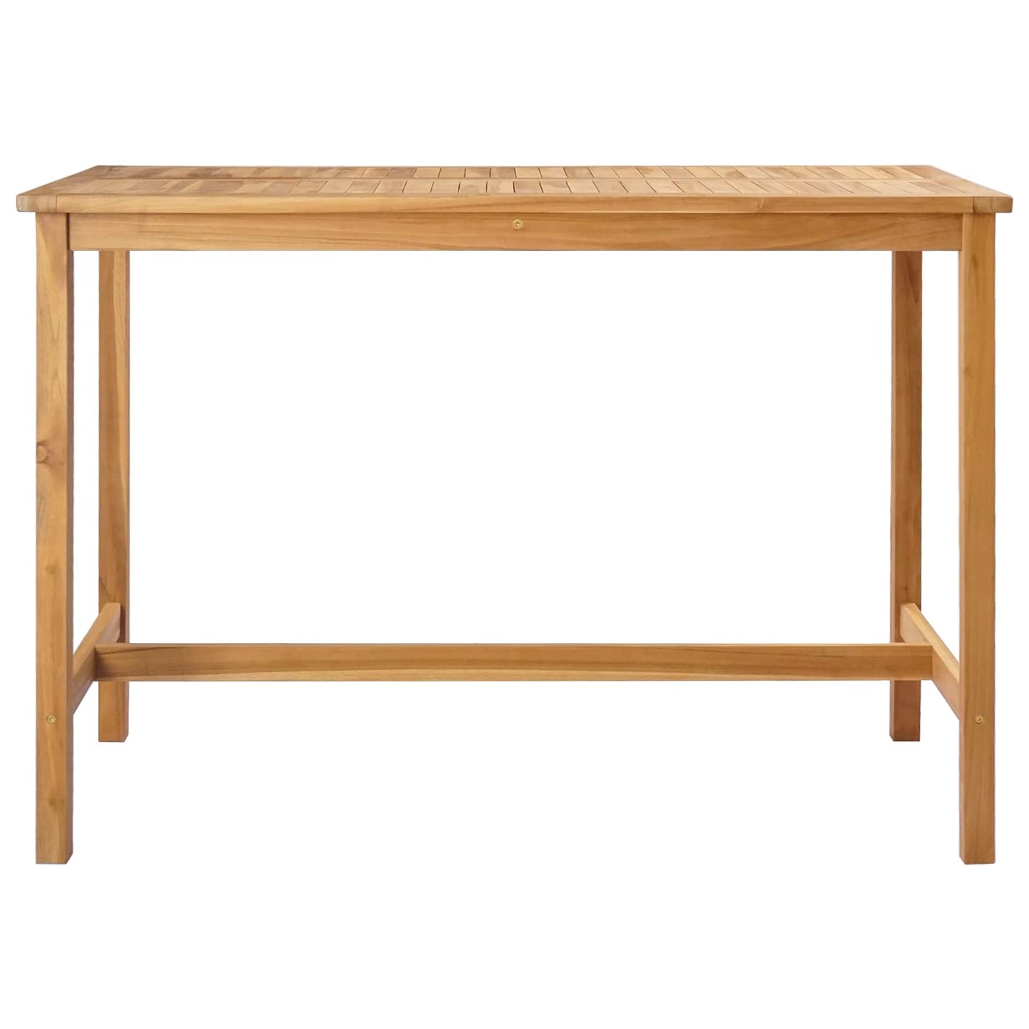 Bartisch Natur 150 x 75 x 105 cm Massivholz Teak
