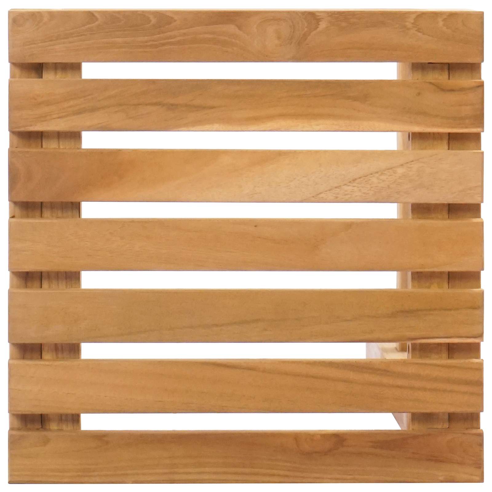 Barhocker 2 stk. Natur Massivholz Teak