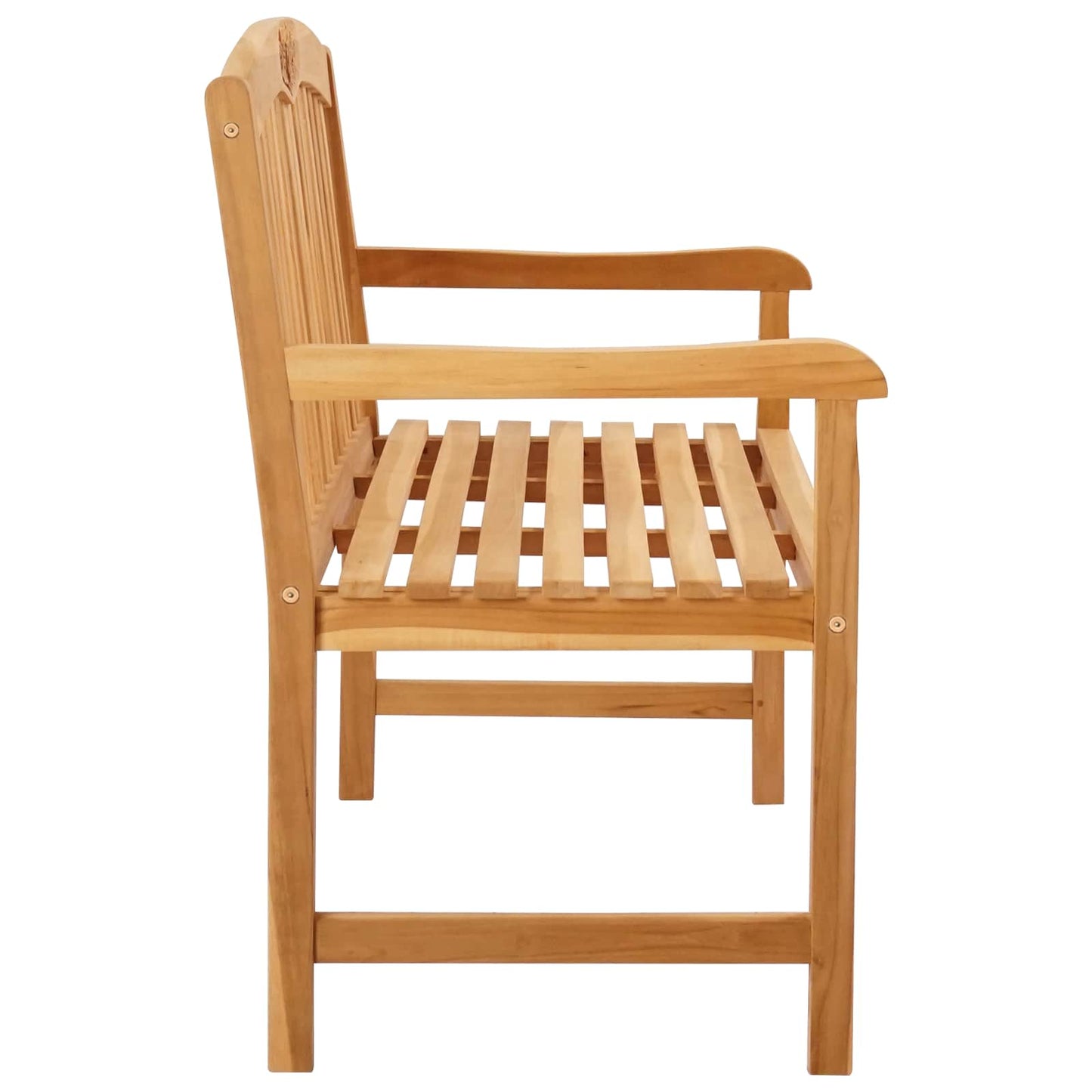 Handgefertigte Rosenbank 114 x 60,5 x 95 cm Massivholz Teak