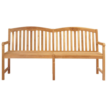 Handgefertigte Rosenbank 150 x 60 x 90 cm Massivholz Teak Natur