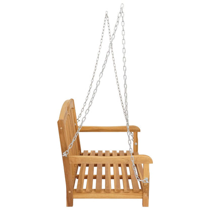 Schaukelbank Rose 114 x 61 x 61,5 cm Massivholz Teak Natur