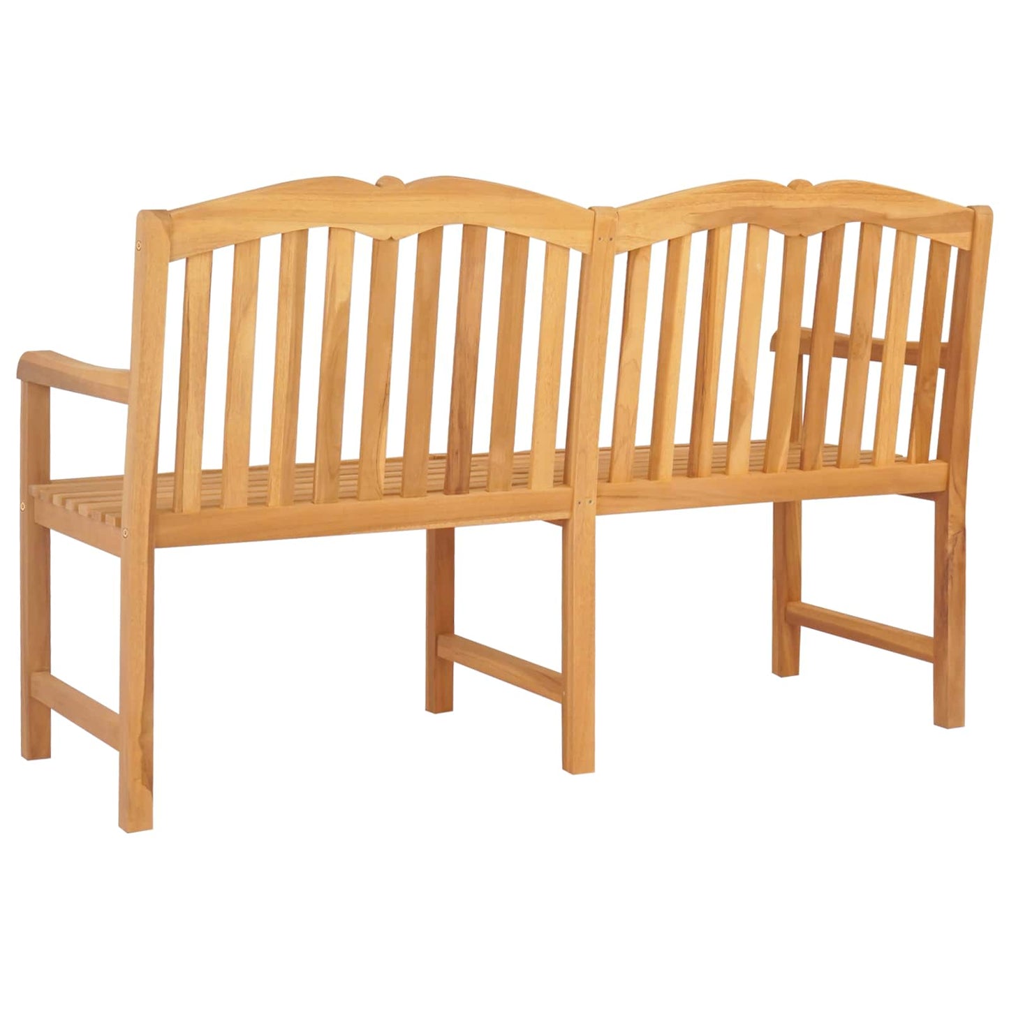 Handgeschnitzte Muschel-Bank 150 x 60,5 x 95 cm Massivholz Teak