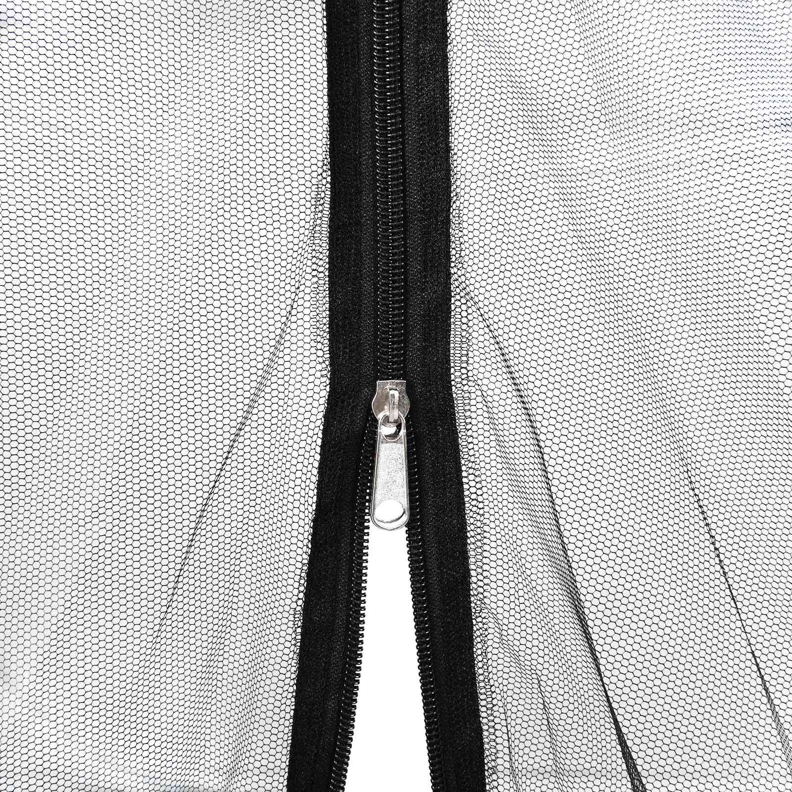Garten Moskitoschutznetz 220 Mesh Schwarz 3 x 4,5 x 2,5 m