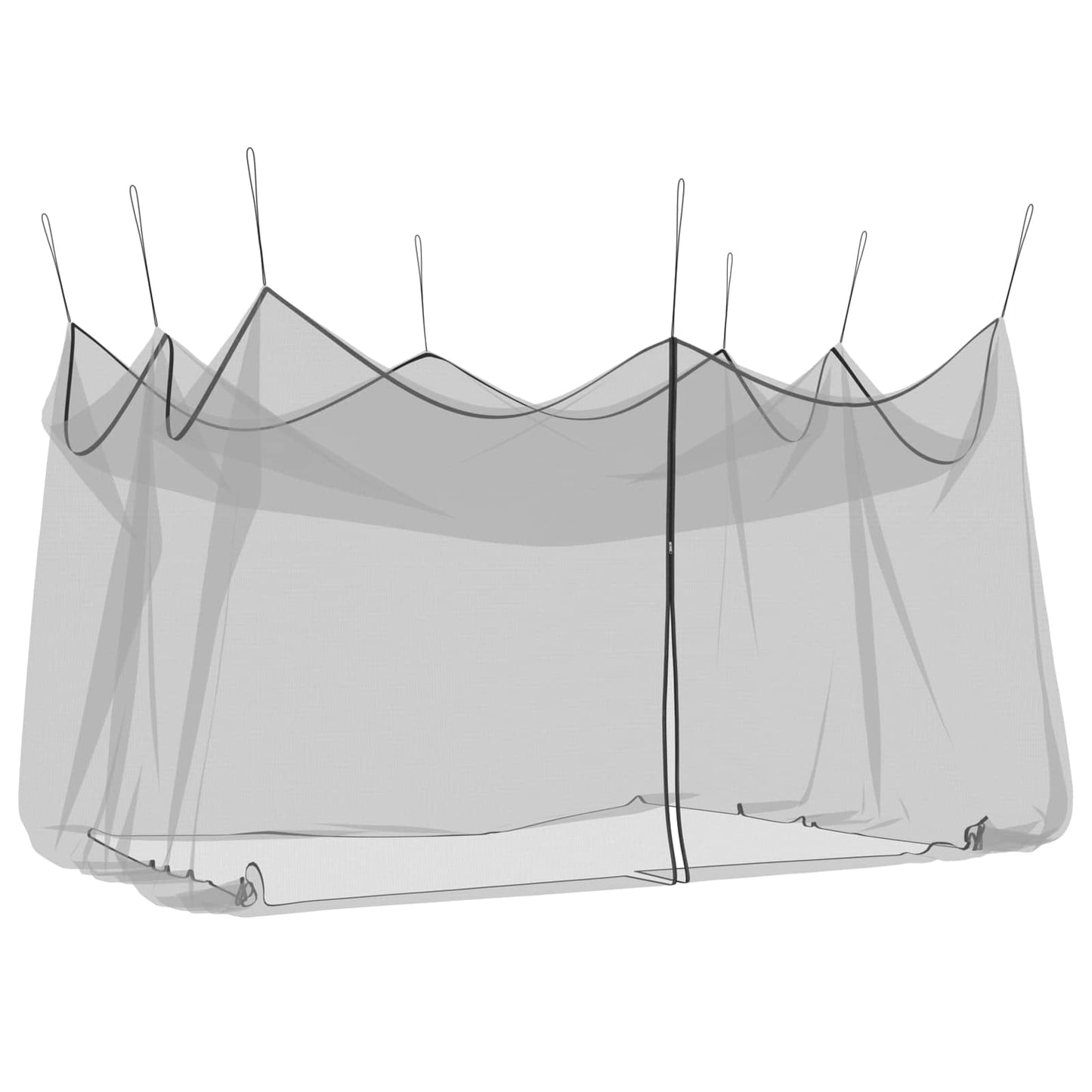 Garten Moskitoschutznetz 220 Mesh Schwarz 3 x 4,5 x 2,5 m
