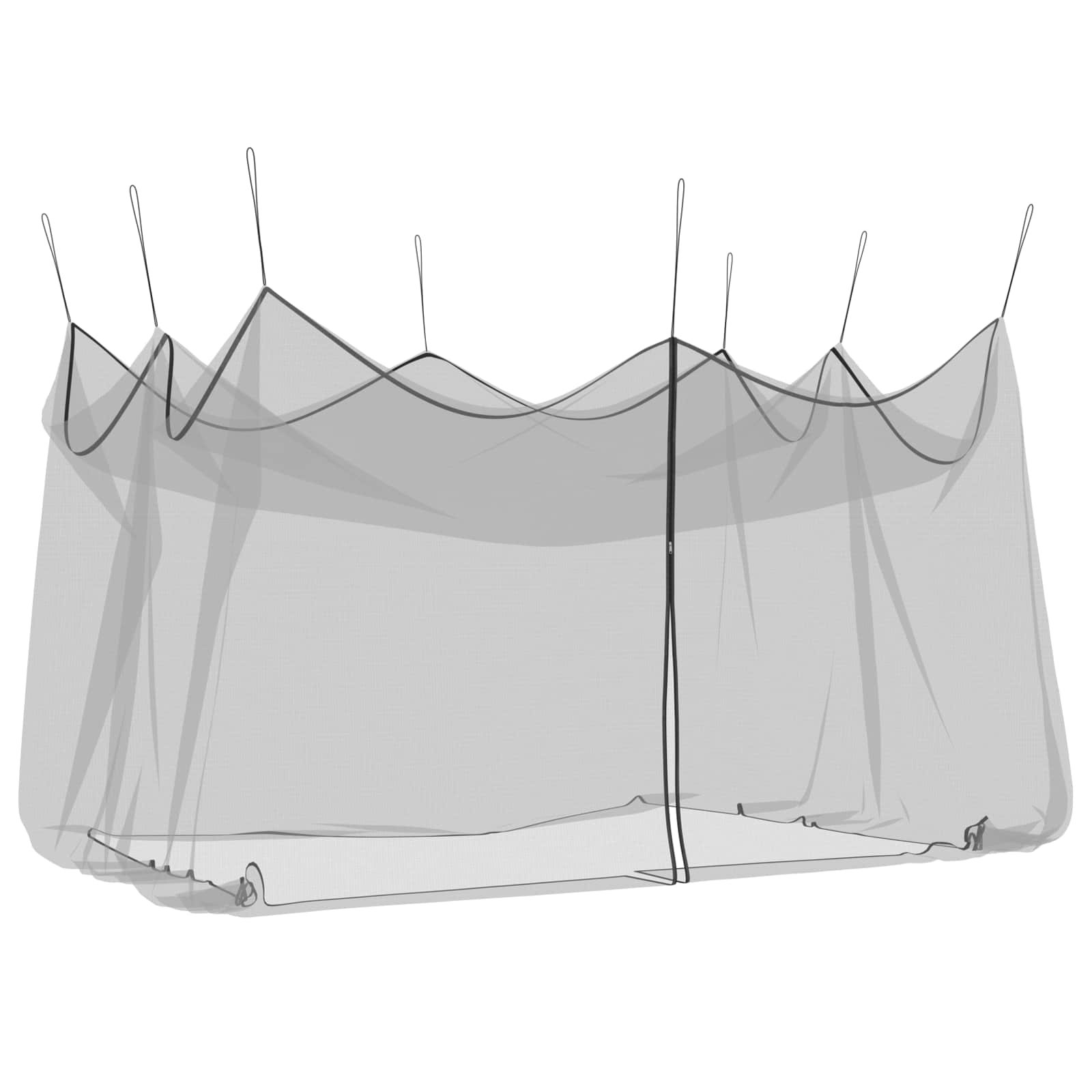 Garten Moskitoschutznetz 220 Mesh Schwarz 3 x 4,5 x 2,5 m