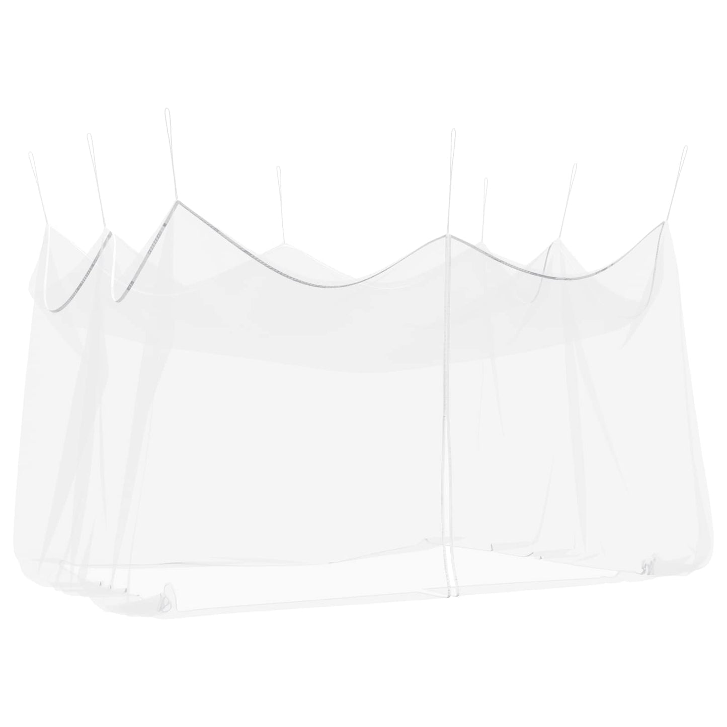 Garten Moskitoschutznetz 220 Mesh Weiß 3 x 4,5 x 2,5 m