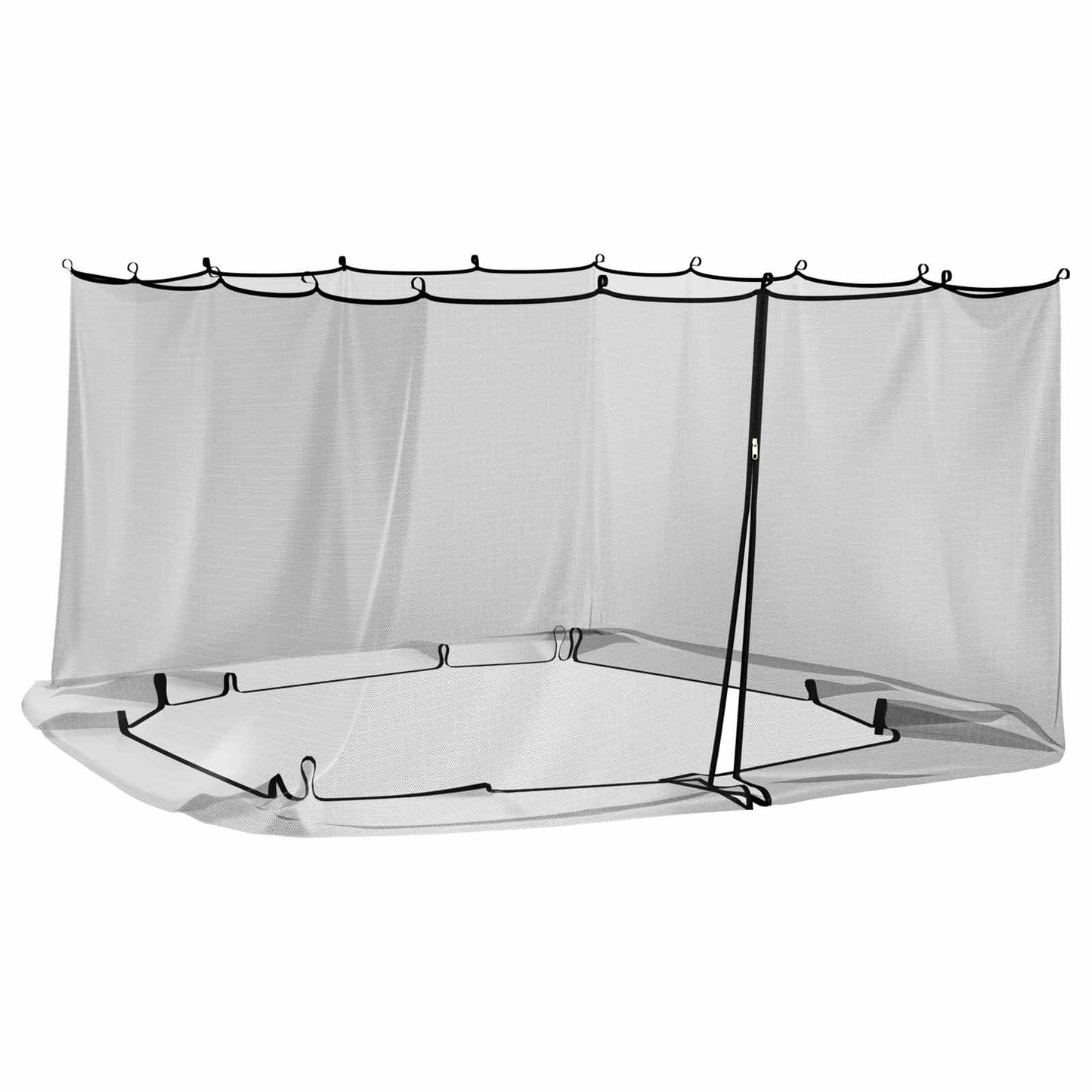 Moskito-Netz für Pavillon 220 Mesh Schwarz 3,6 x 3,6 x 2 m