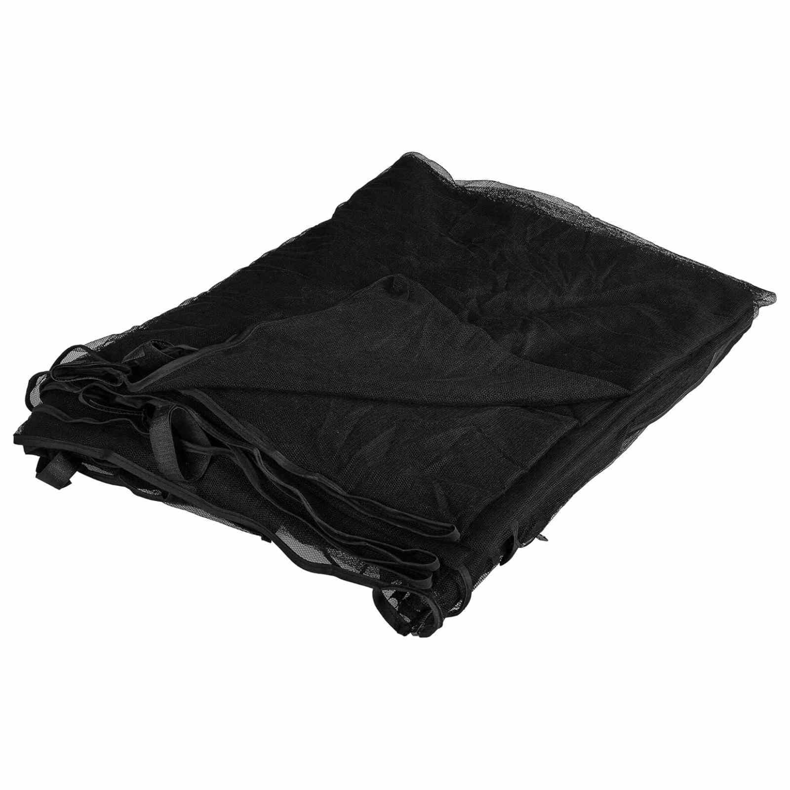 Moskito-Netz für Pavillon 220 Mesh Schwarz 3,6 x 3,6 x 2 m