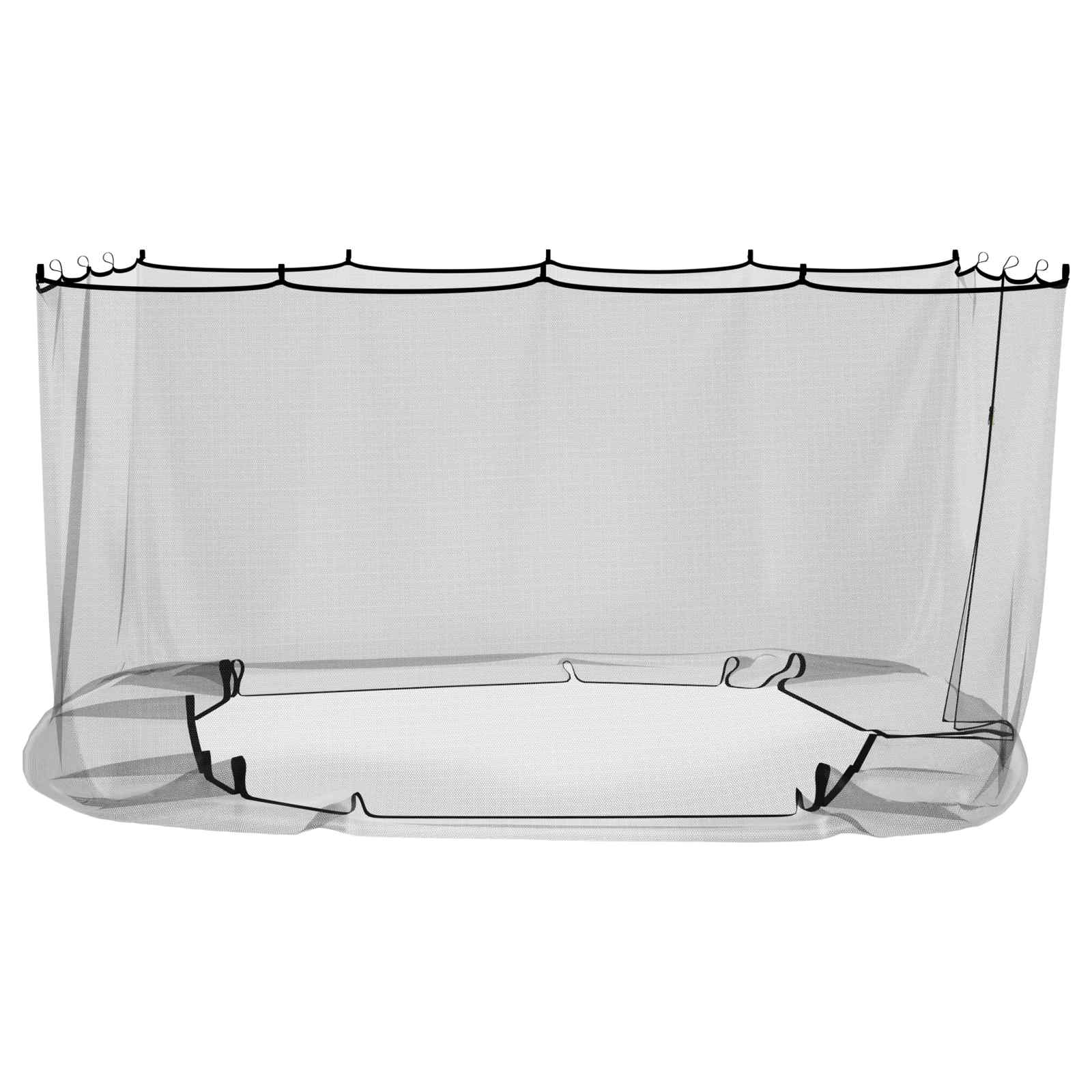 Moskito-Netz für Pavillon 220 Mesh Schwarz 3,6 x 3,6 x 2 m
