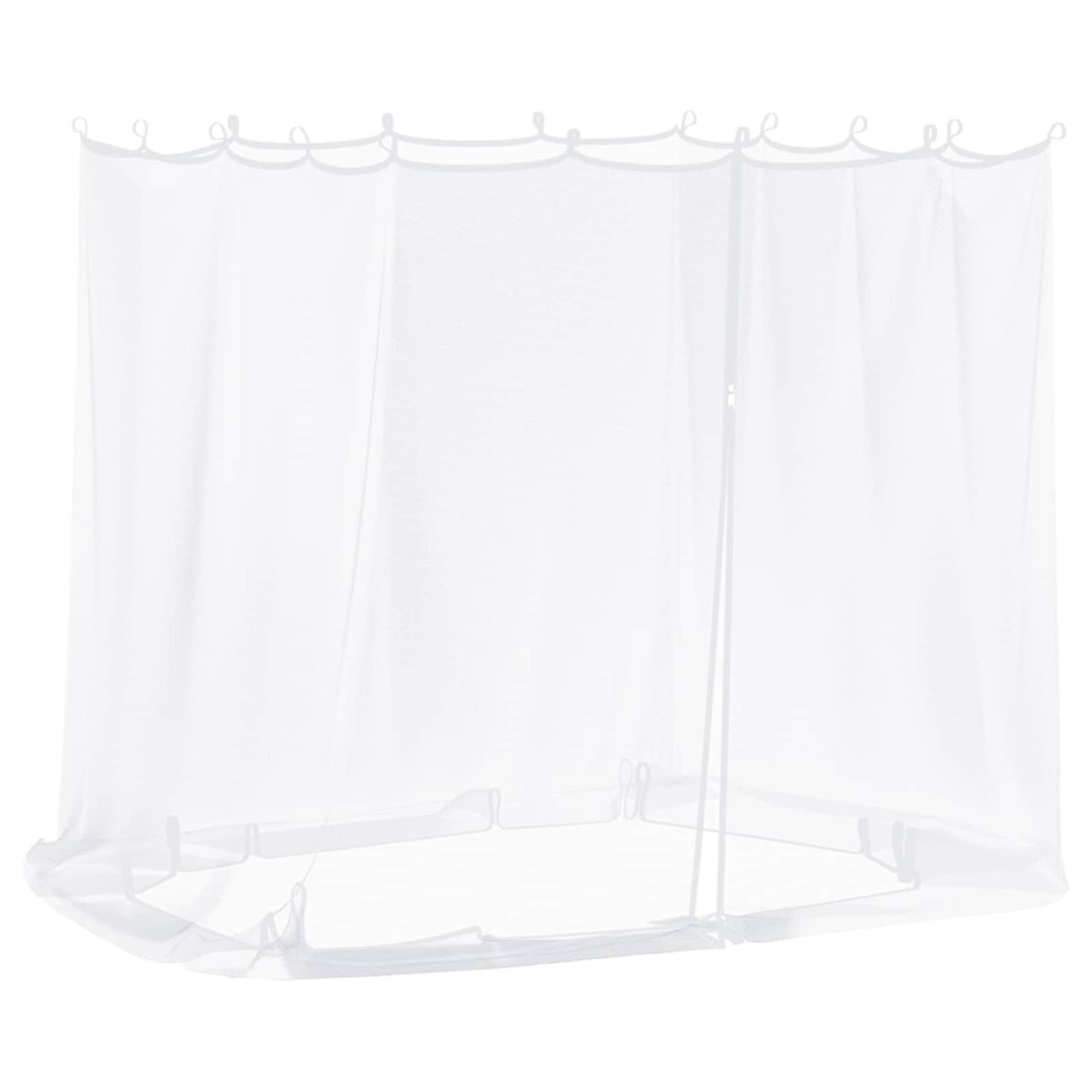 Moskito-Netz für Pavillon 220 Mesh Weiß 2 x 2 x 2 m Polyester