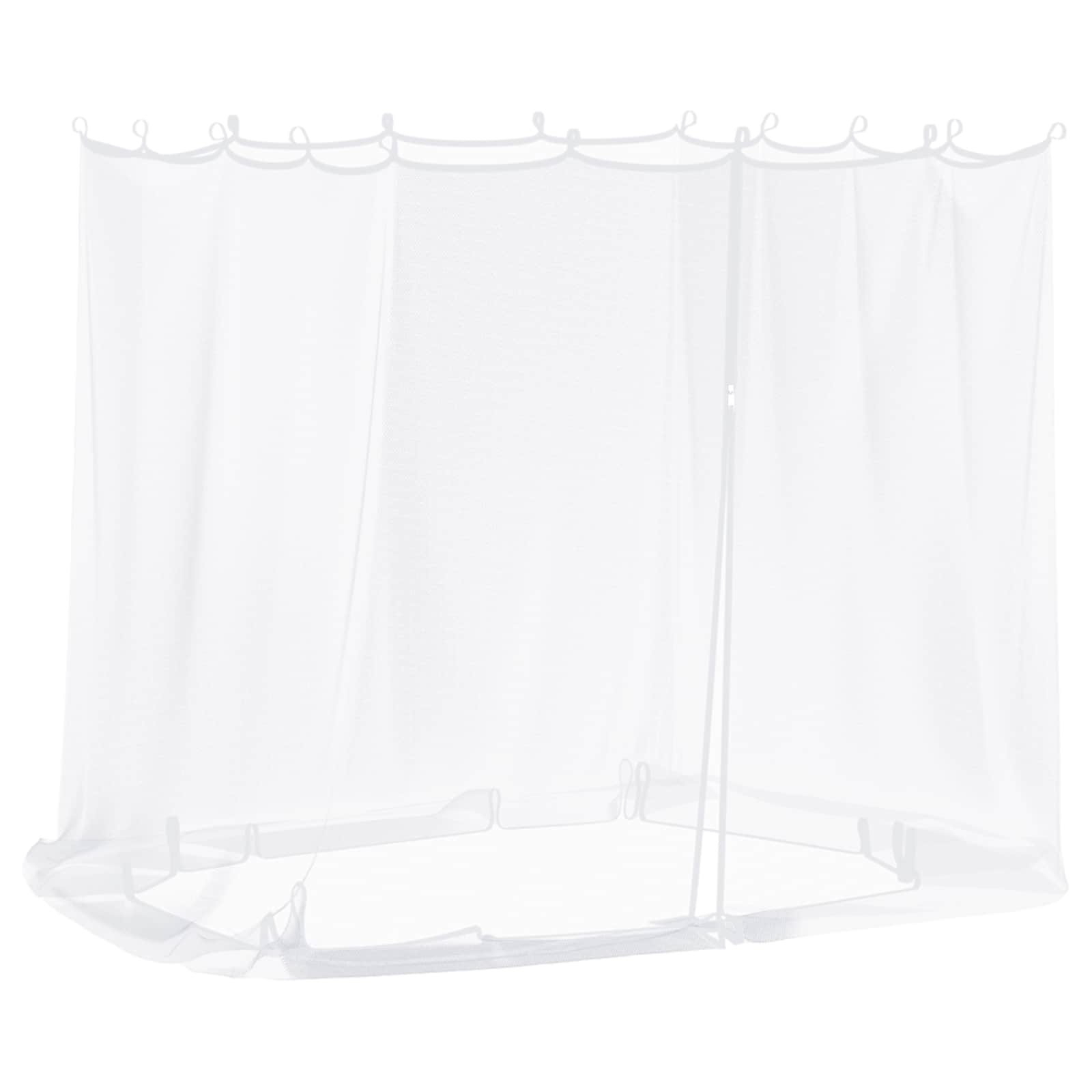 Moskito-Netz für Pavillon 220 Mesh Weiß 2 x 2 x 2 m Polyester