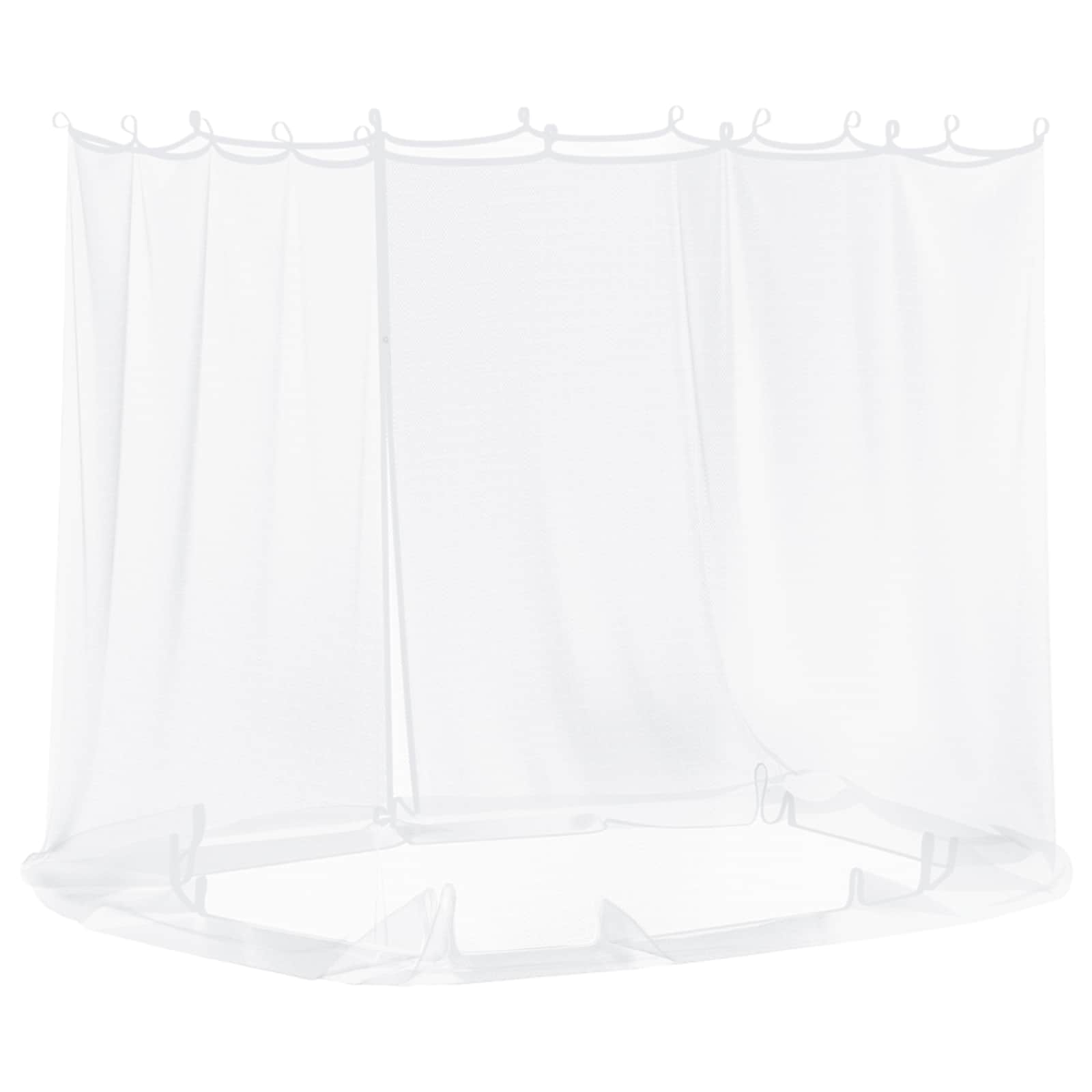Moskito-Netz für Pavillon 220 Mesh Weiß 2 x 2 x 2 m Polyester