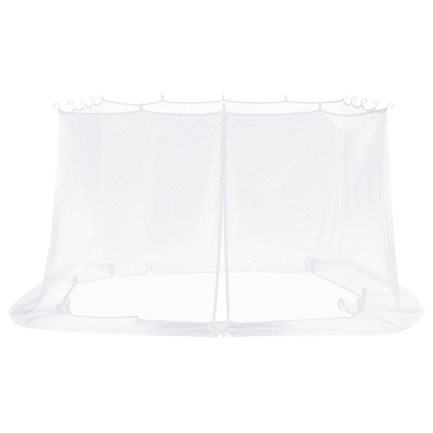 Moskito-Netz für Pavillon 220 Mesh Weiß 4 x 3 x 2 cm Polyester