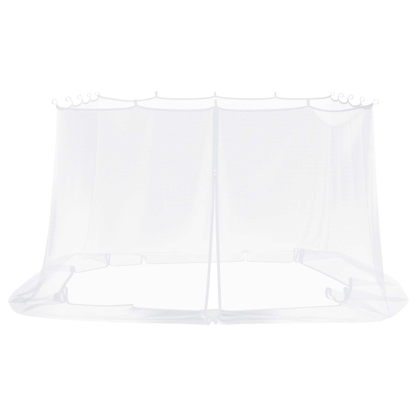 Moskito-Netz für Pavillon 220 Mesh Weiß 4 x 3 x 2 cm Polyester