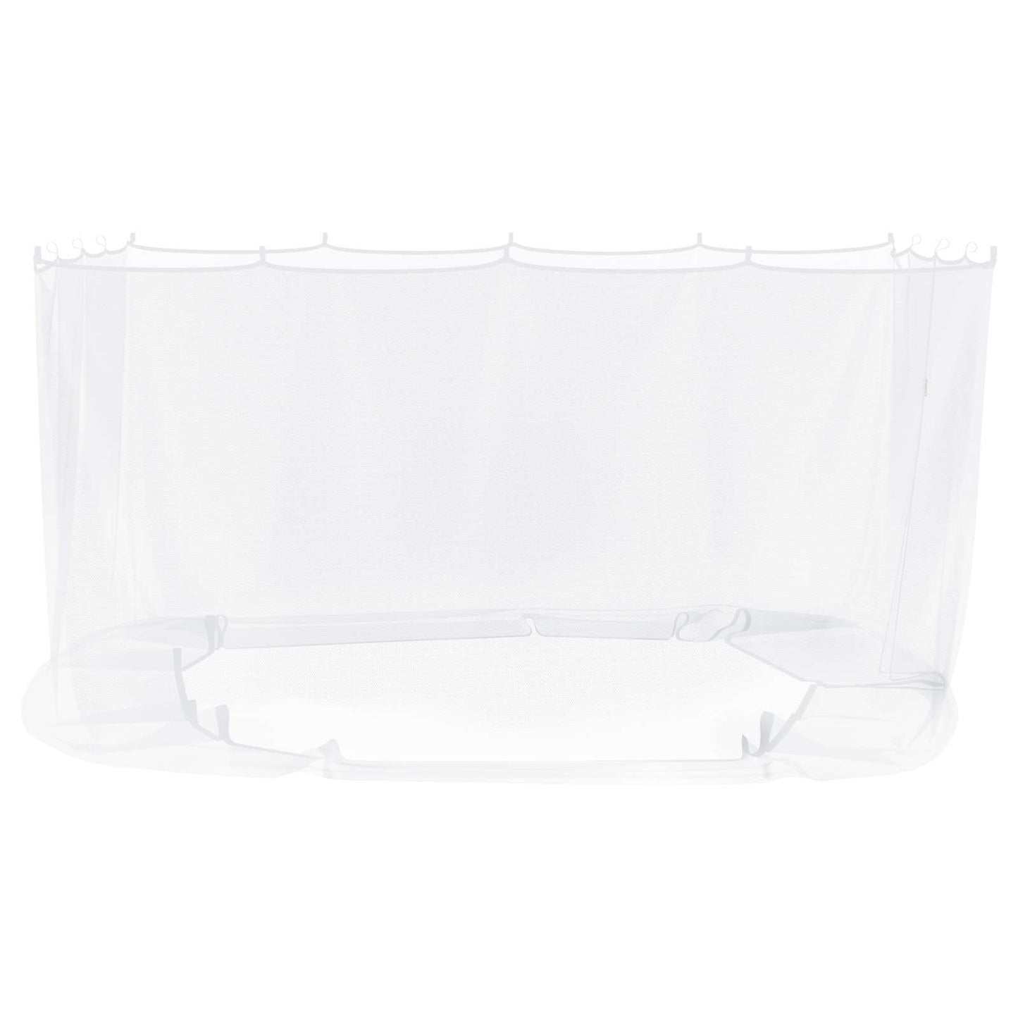 Moskito-Netz für Pavillon 220 Mesh Weiß 4 x 3 x 2 cm Polyester