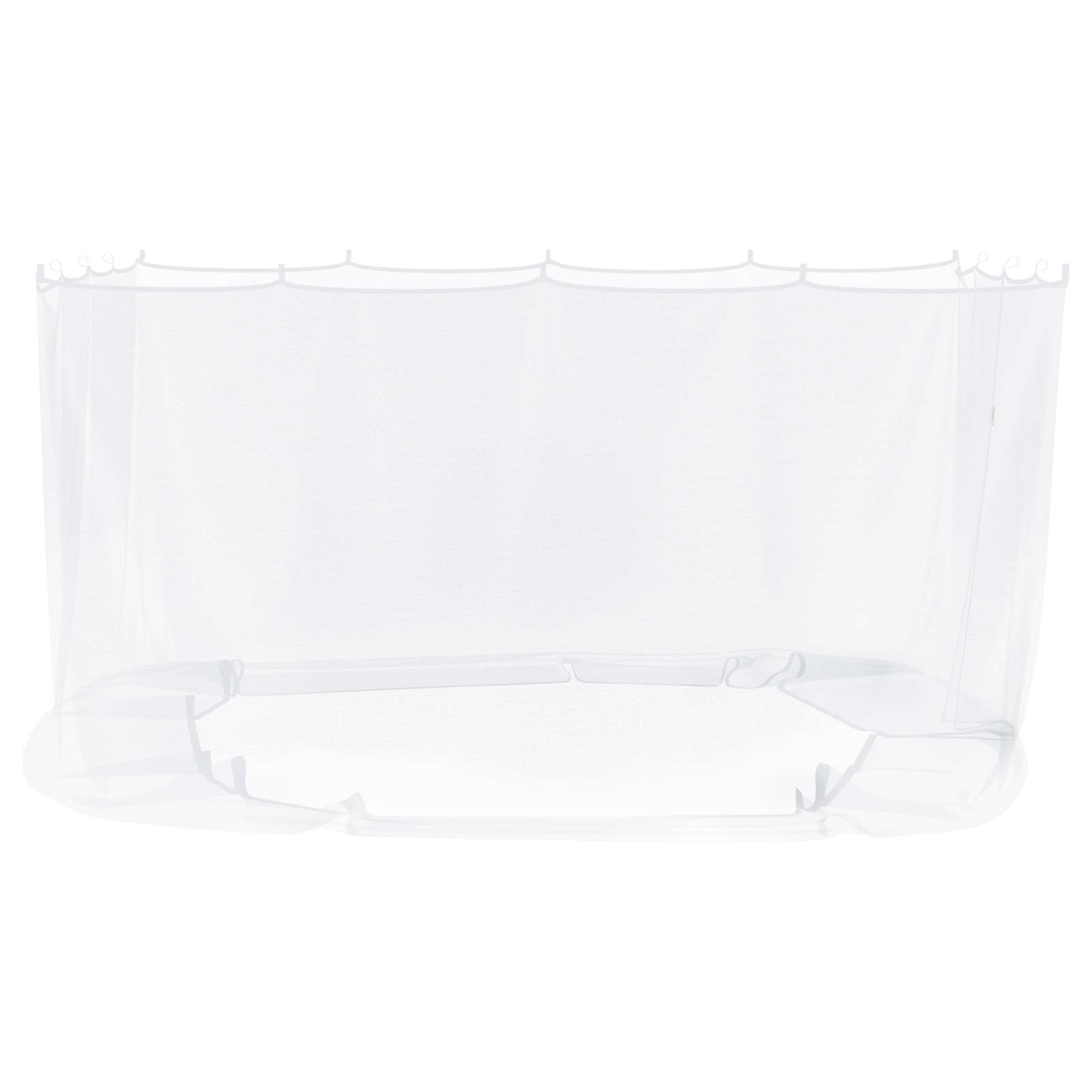 Moskito-Netz für Pavillon 220 Mesh Weiß 4 x 3 x 2 cm Polyester