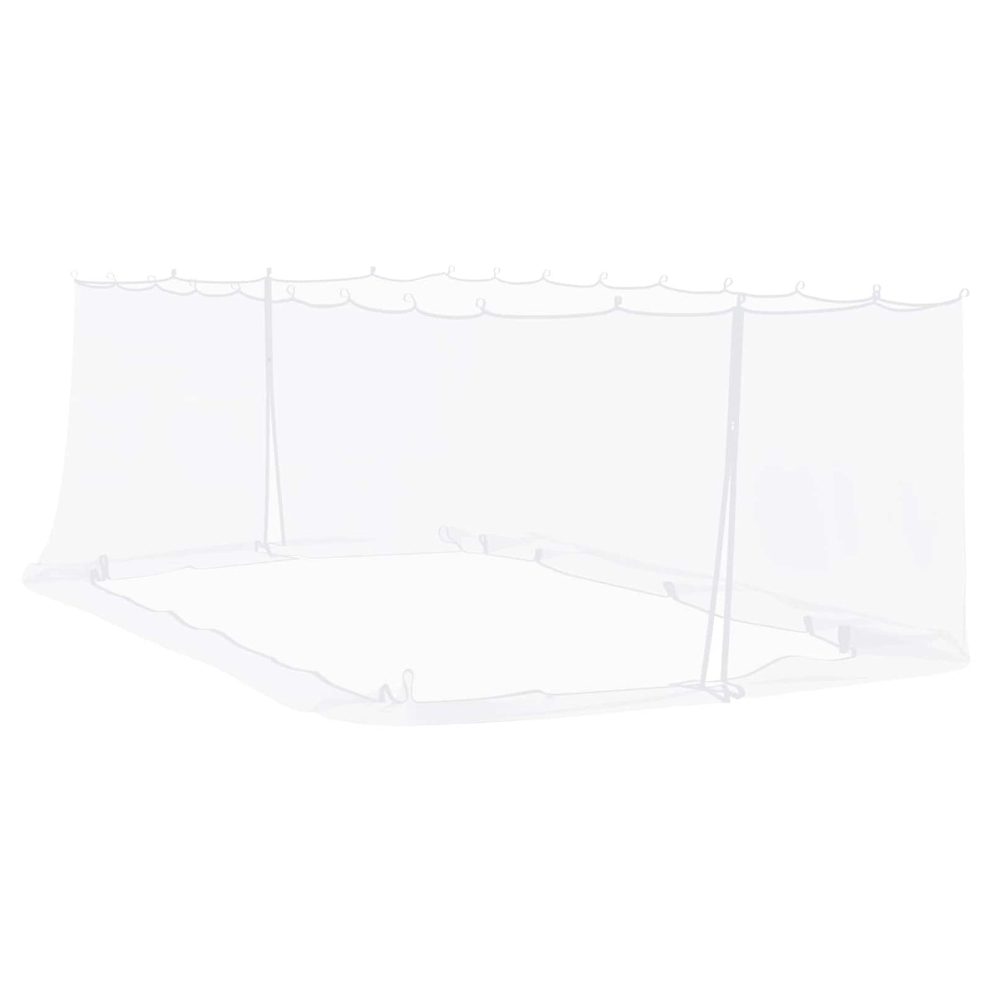 Moskito-Netz für Pavillon 220 Mesh Weiß 6 x 3 x 2 m Polyester