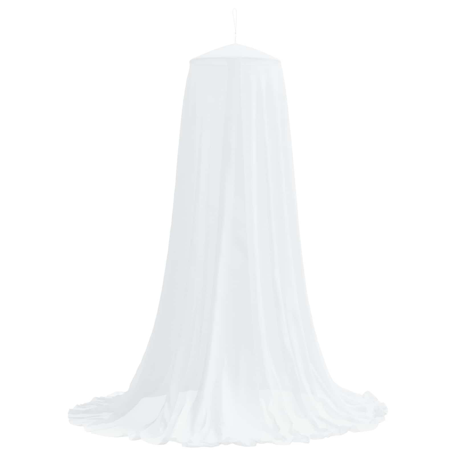 Moskito-Netz für das Bett 3 Stk. 156 Mesh Weiß ⌀56 x 220 cm