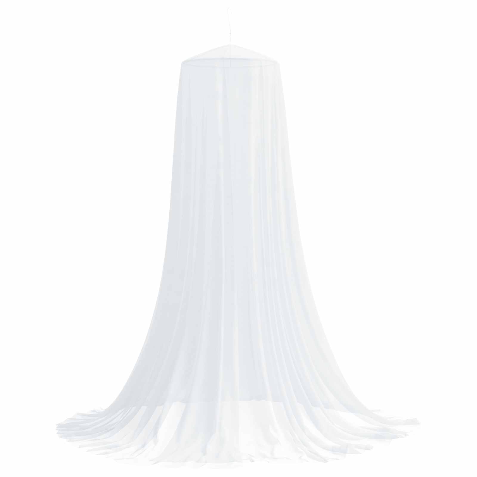 Moskito-Netz für das Bett 3 stk. 156 Mesh Weiß ⌀56 x 220 cm