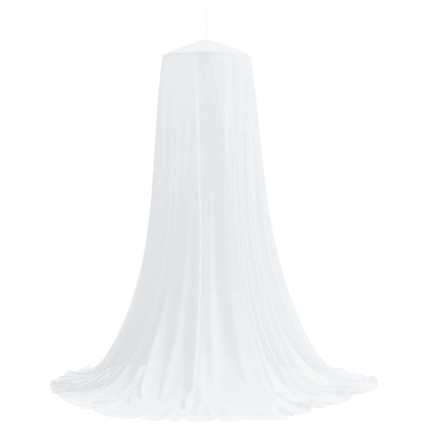 Moskito-Netz für das Bett 3 stk. 156 Mesh Weiß ⌀56 x 220 cm