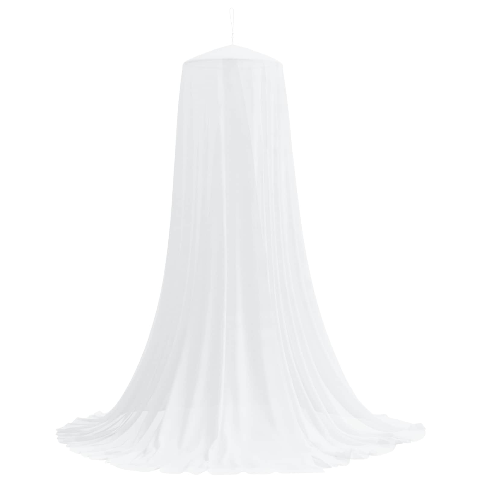 Moskito-Netz für das Bett 3 stk. 156 Mesh Weiß ⌀56 x 220 cm