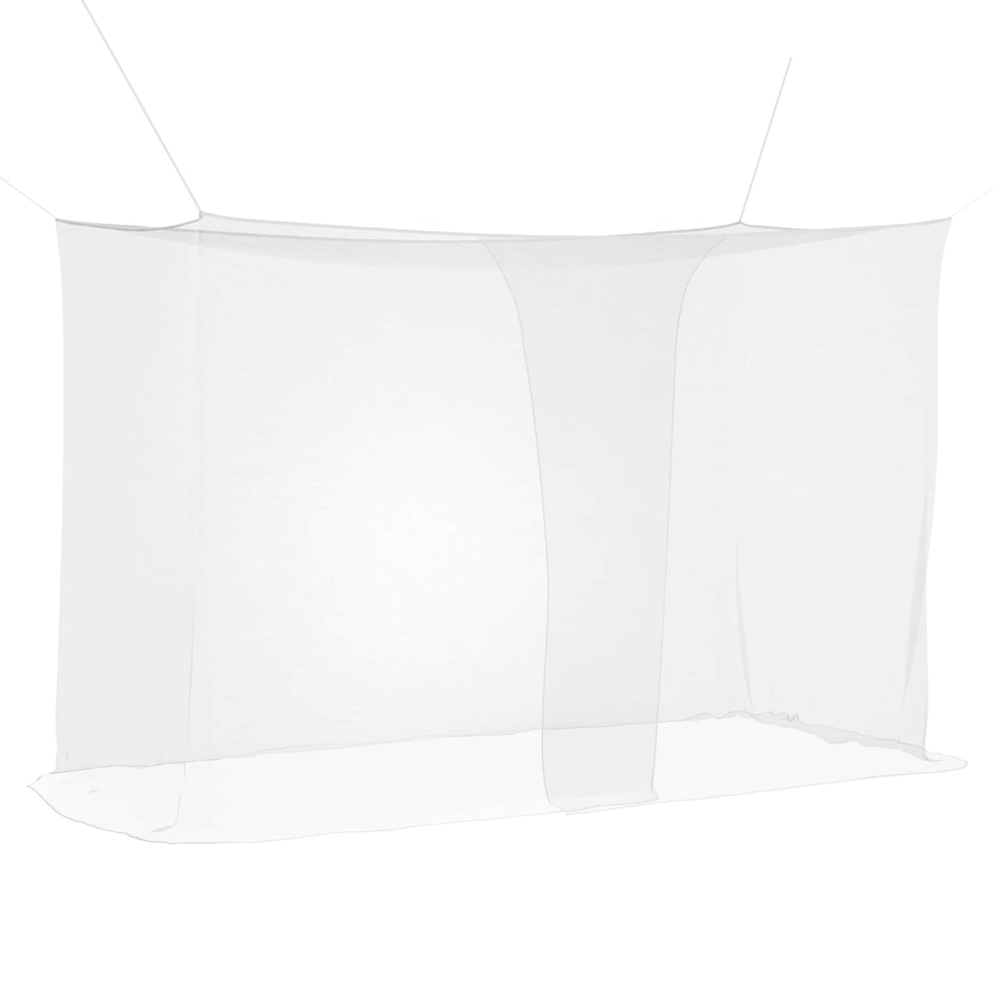 Moskito-Netz für das Bett 3 stk. 156 Mesh Weiß Polyester