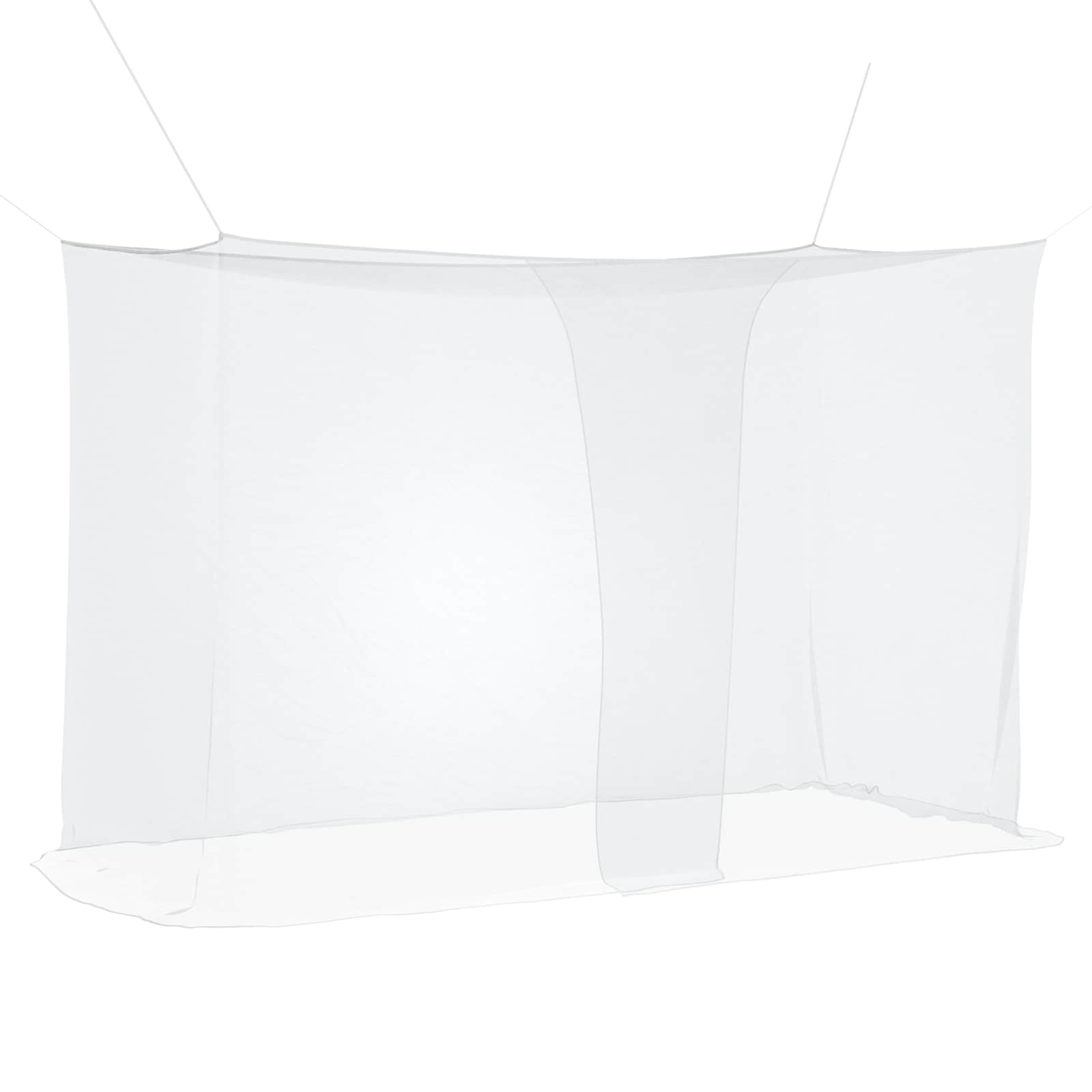 Moskito-Netz für das Bett 3 stk. 156 Mesh Weiß Polyester