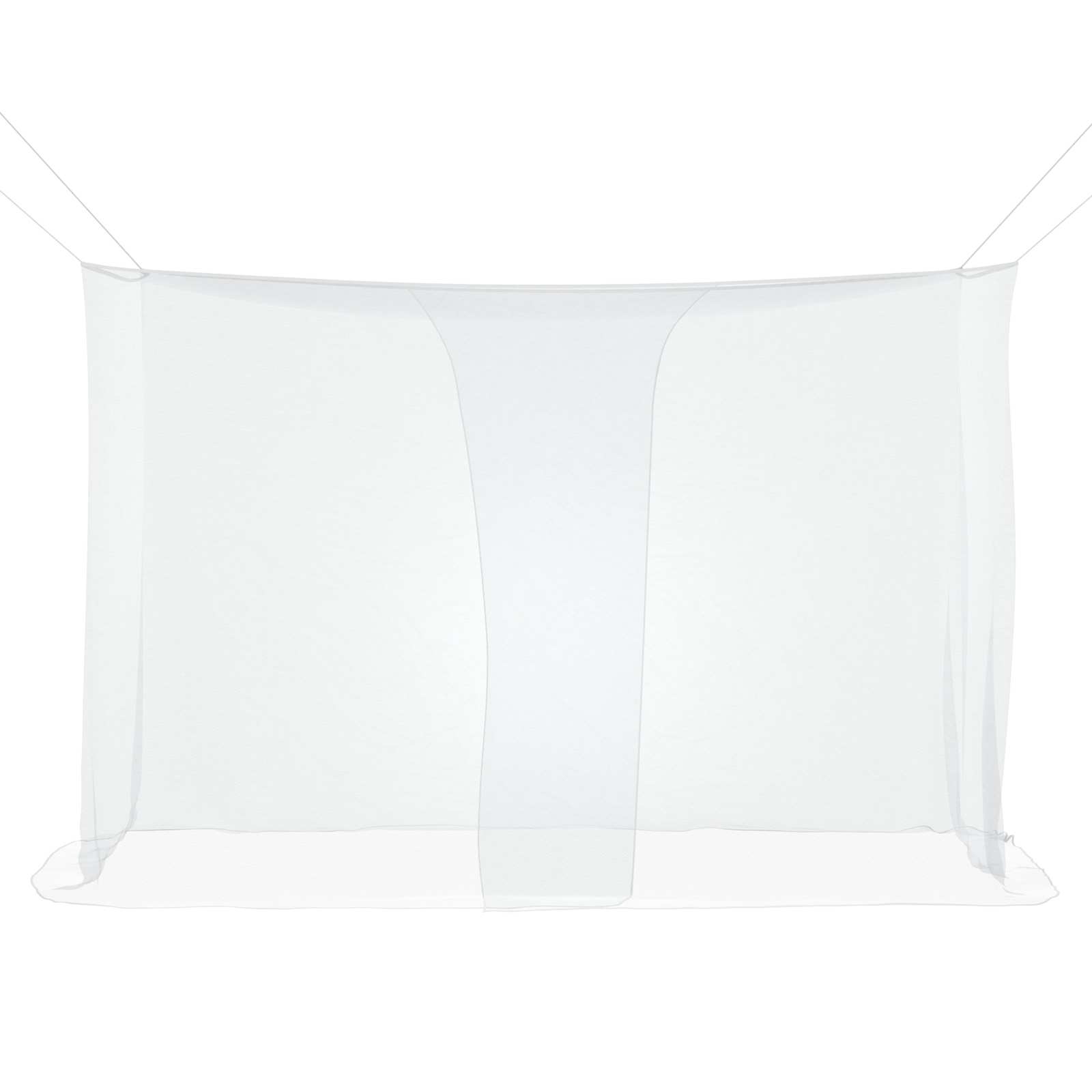 Moskito-Netz für das Bett 3 stk. 156 Mesh Weiß Polyester