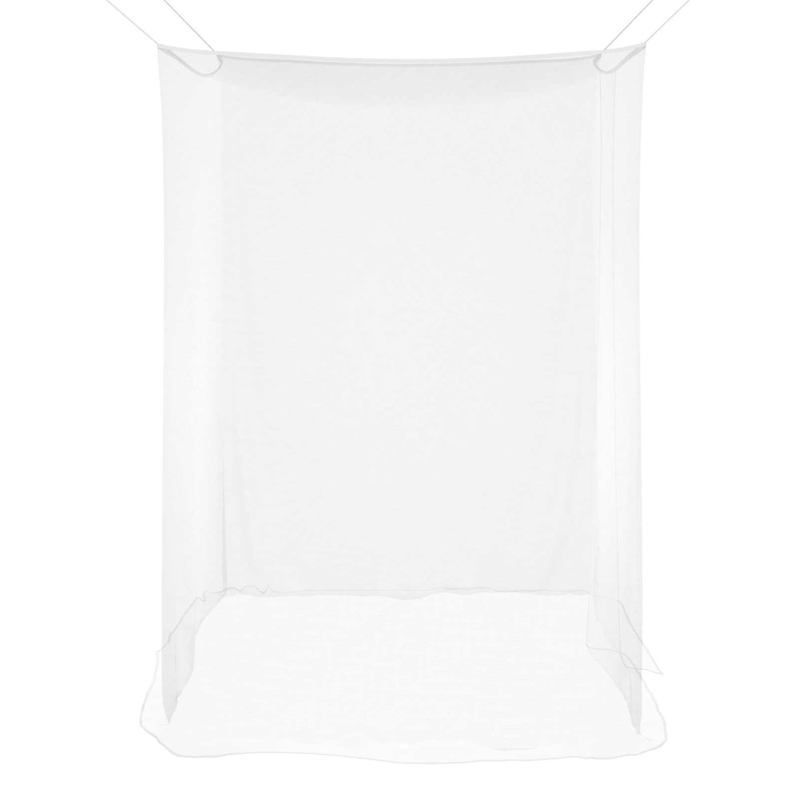 Moskito-Netz für das Bett 3 stk. 156 Mesh Weiß Polyester