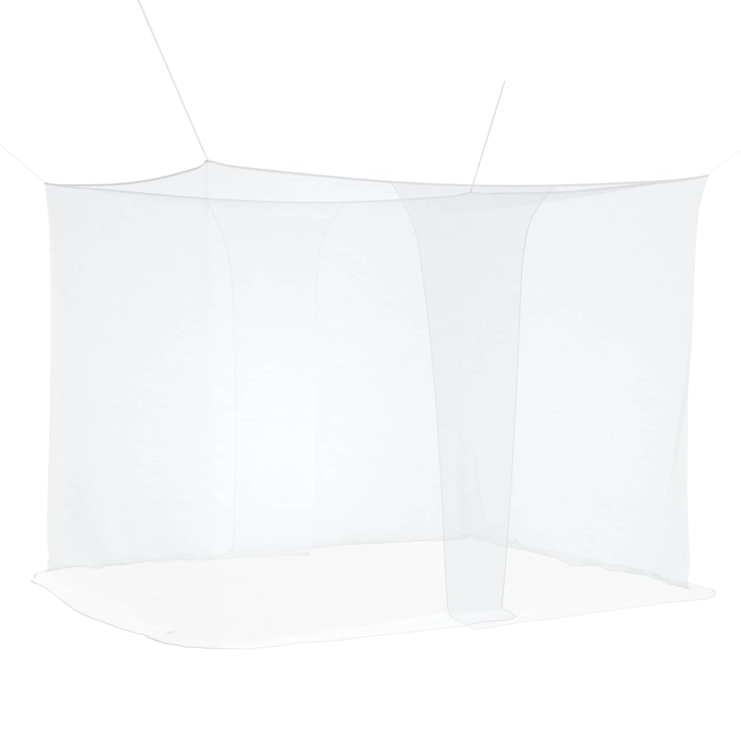 Moskito-Netz für das Bett 3 stk. 156 Mesh Weiß Polyester