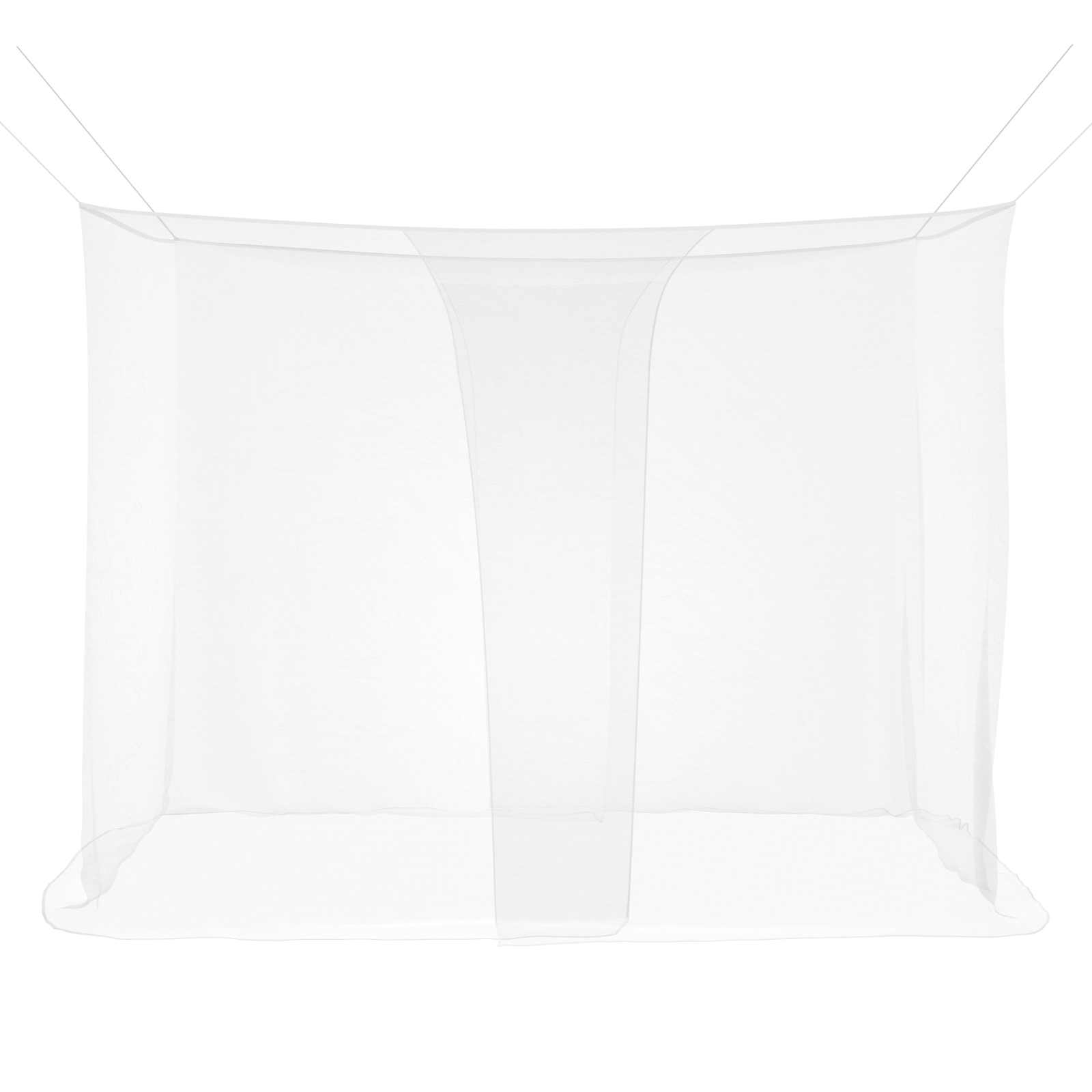 Moskito-Netz für das Bett 3 stk. 156 Mesh Weiß Polyester